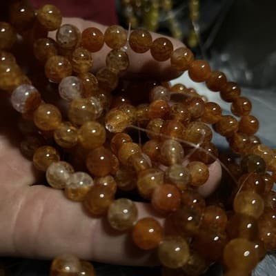 8mm Natural Citrin Beads - Thumbnail 4