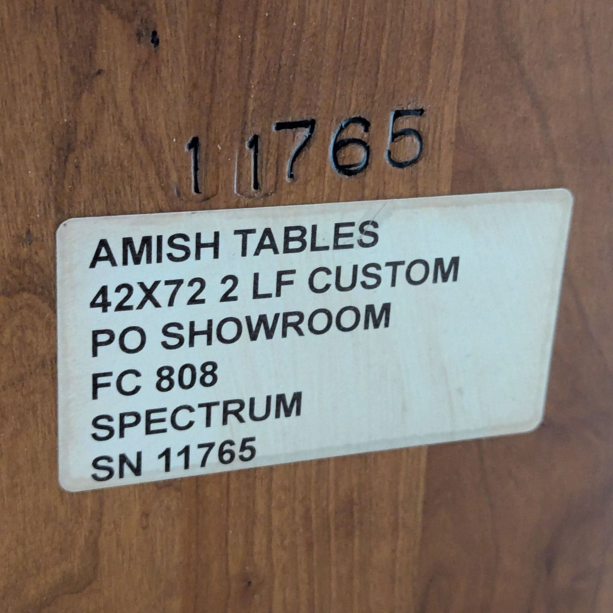 Amish Tables Cherry Dining Table - Thumbnail 9