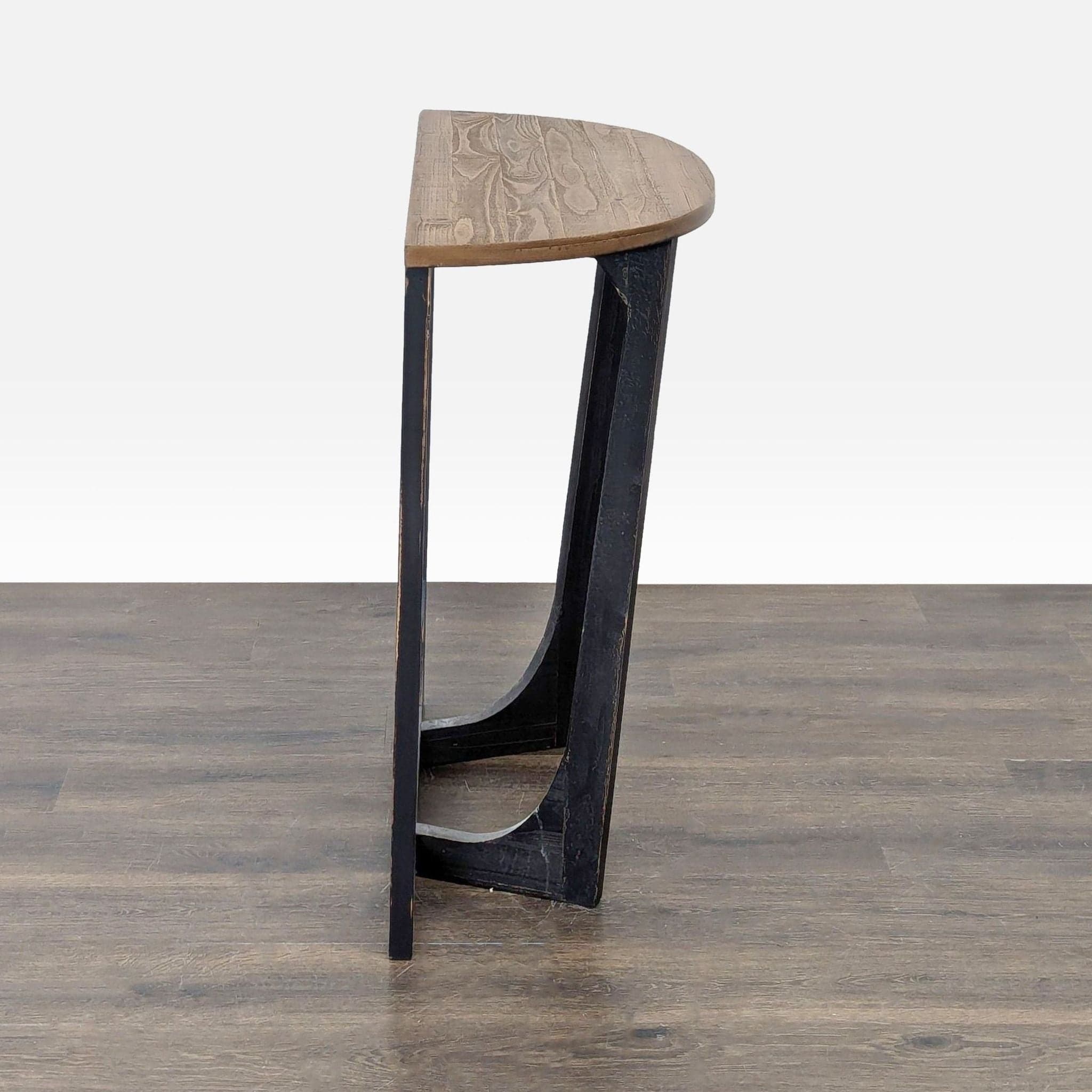 Cozayh Home Demi-Lune Wood Console Table - Thumbnail 2