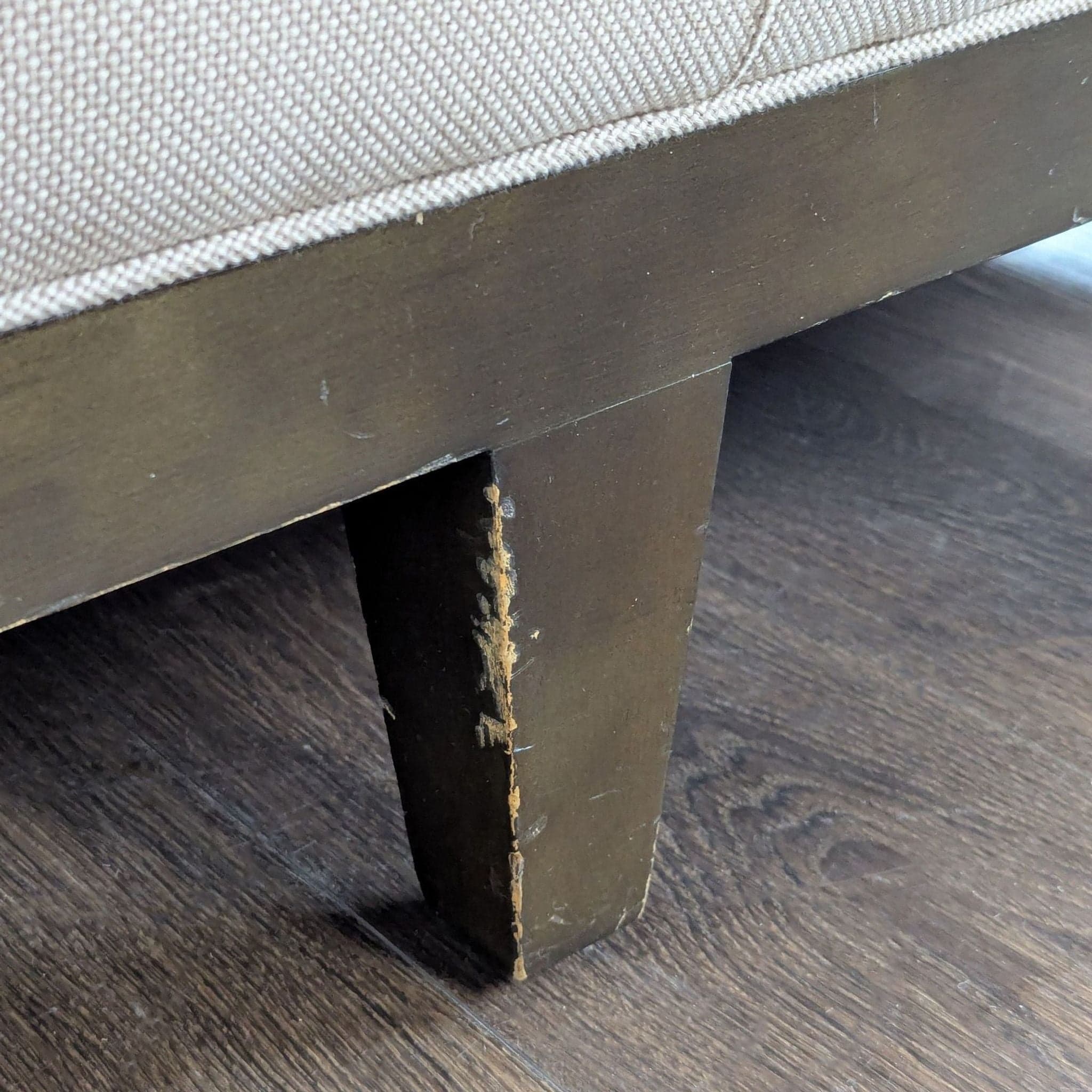 Modern 3-Seat Beige Sofa with Cushions and Sturdy Wooden Legs - Thumbnail 8