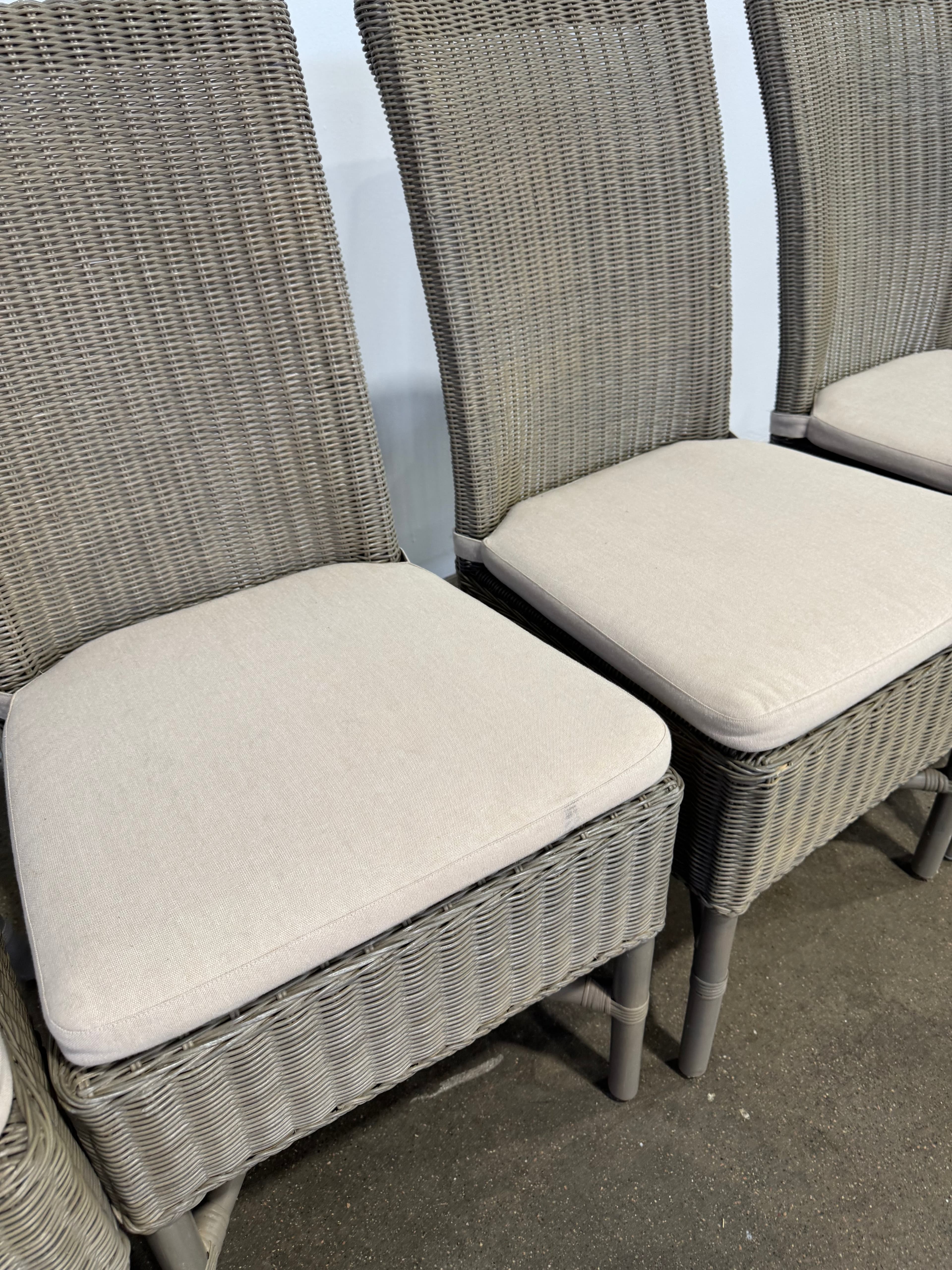 Crate and Barrel Dining Chairs and Cushions - Set of 6 - Thumbnail 7