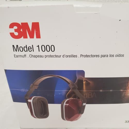 Earmuff Model 1000 Hearing Protection Noise Reduction Rating 22 Lot-498 - Thumbnail 4