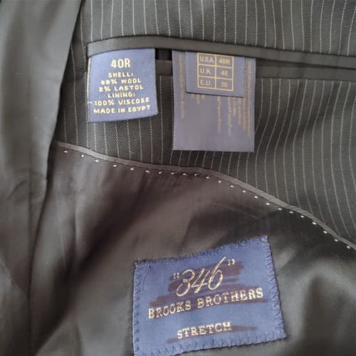 Brooks Brothers 346 Madison Fit Blazer Set Size W34L31 - Thumbnail 9