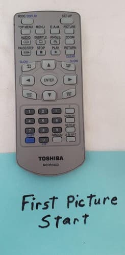 Toshiba MEDR16UX DVD Player Remote Control - Image 1