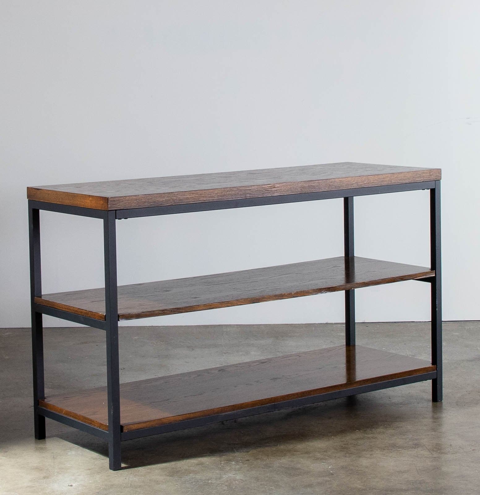 Crate and Barrel Console Table with 3 Shelves - Thumbnail 2