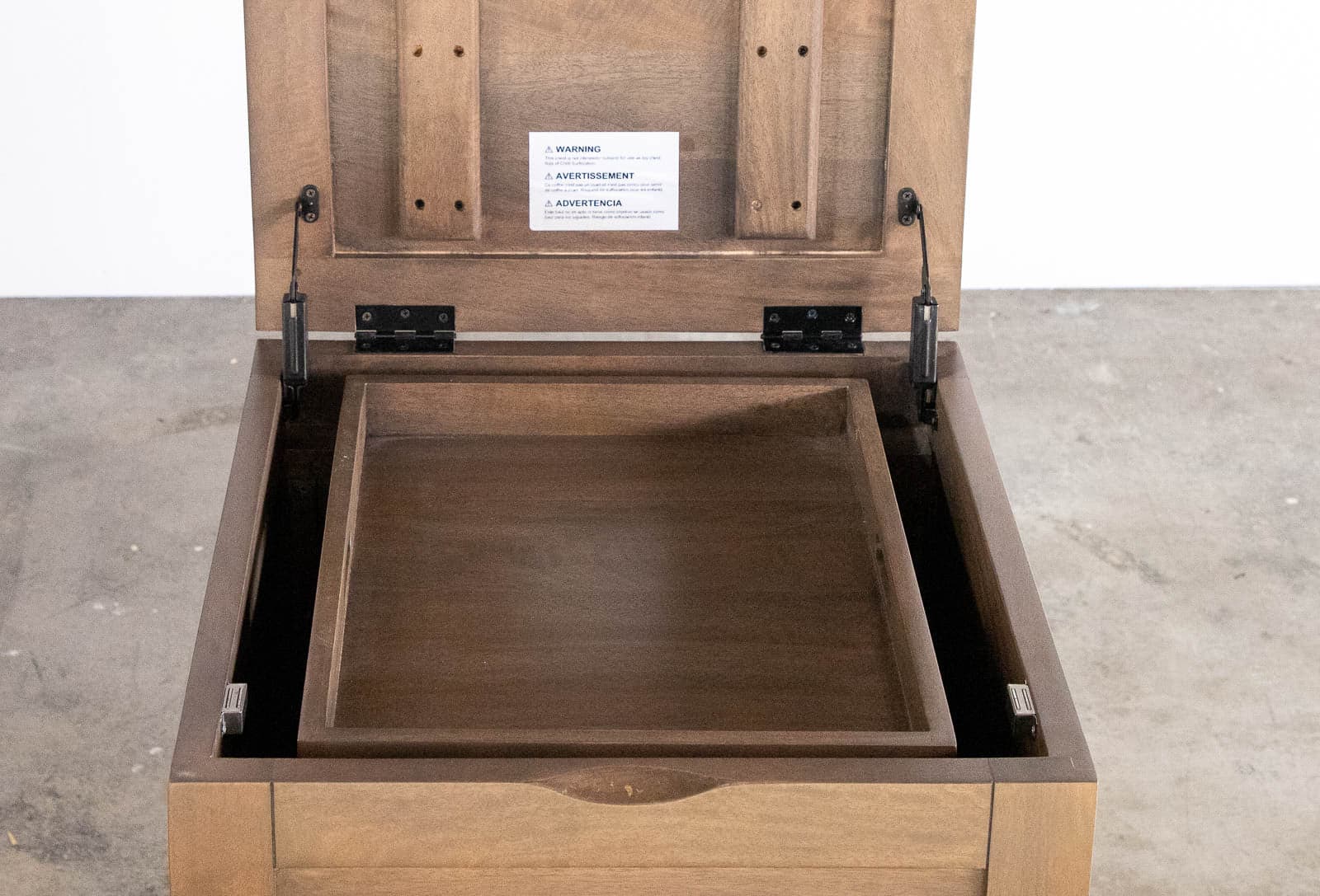 Crate and Barrel Tucker Side Table with Storage - Thumbnail 5