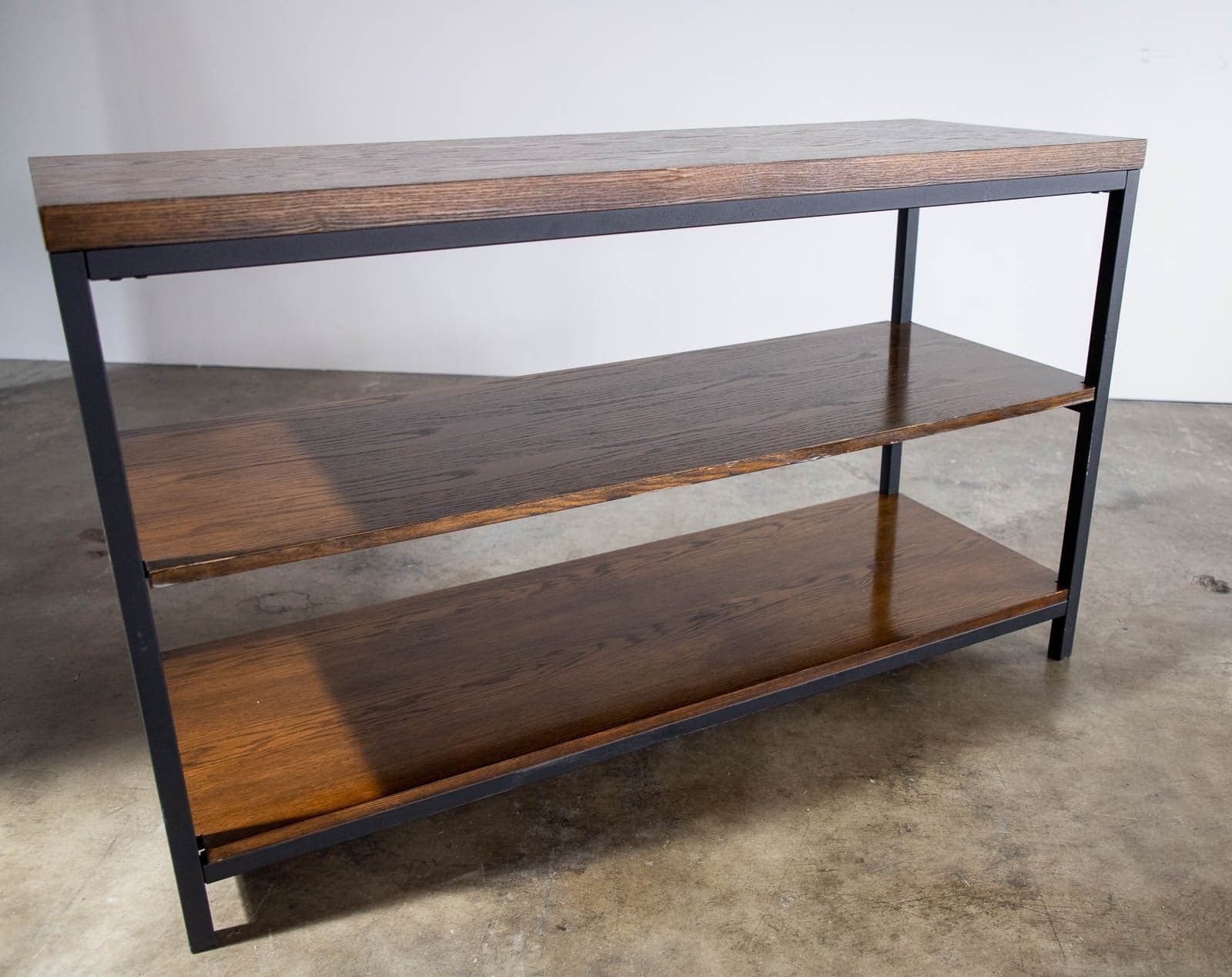 Crate and Barrel Console Table with 3 Shelves - Thumbnail 5