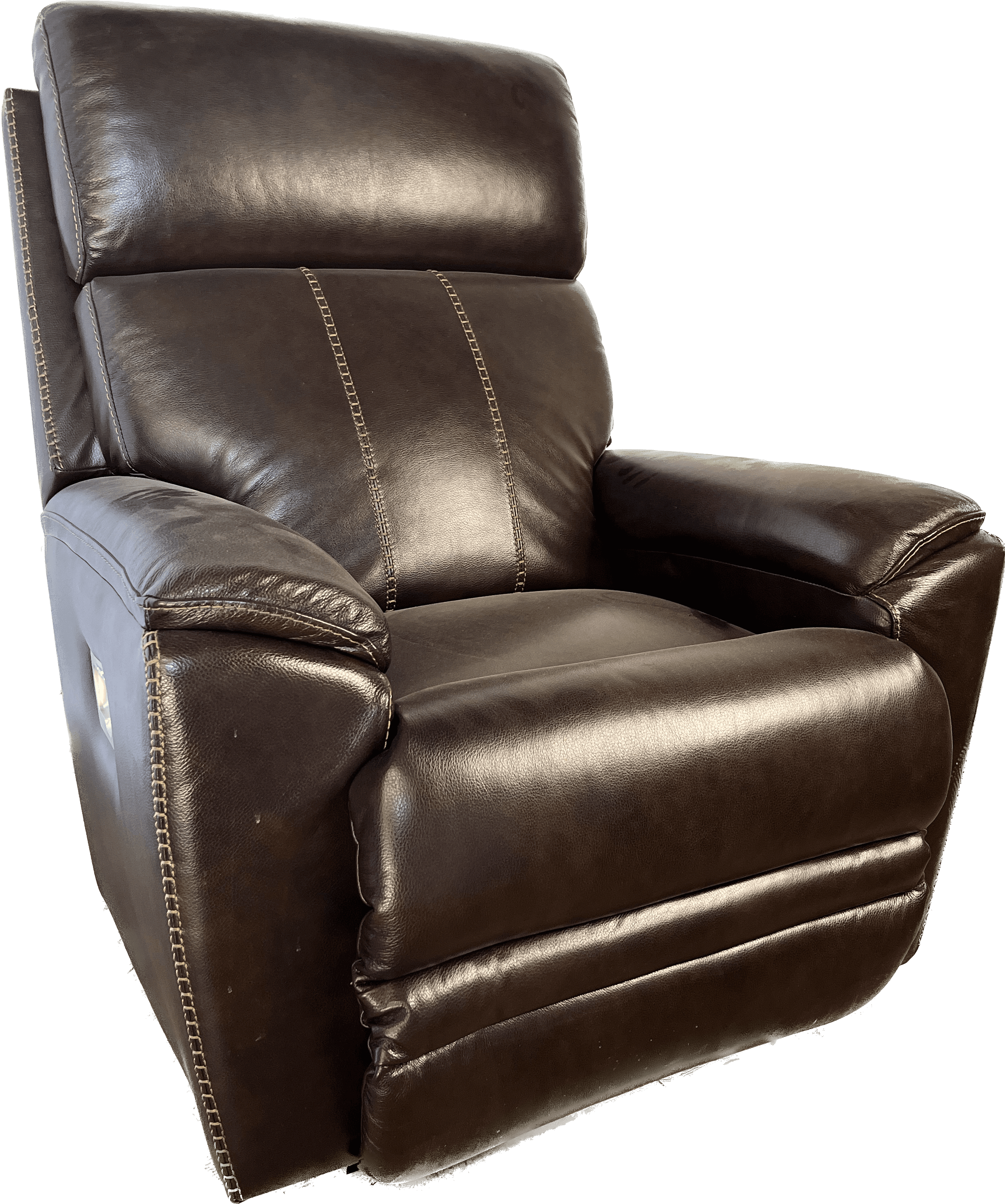 Talladega Casual Power Rocking Recliner - Leather - Image 1