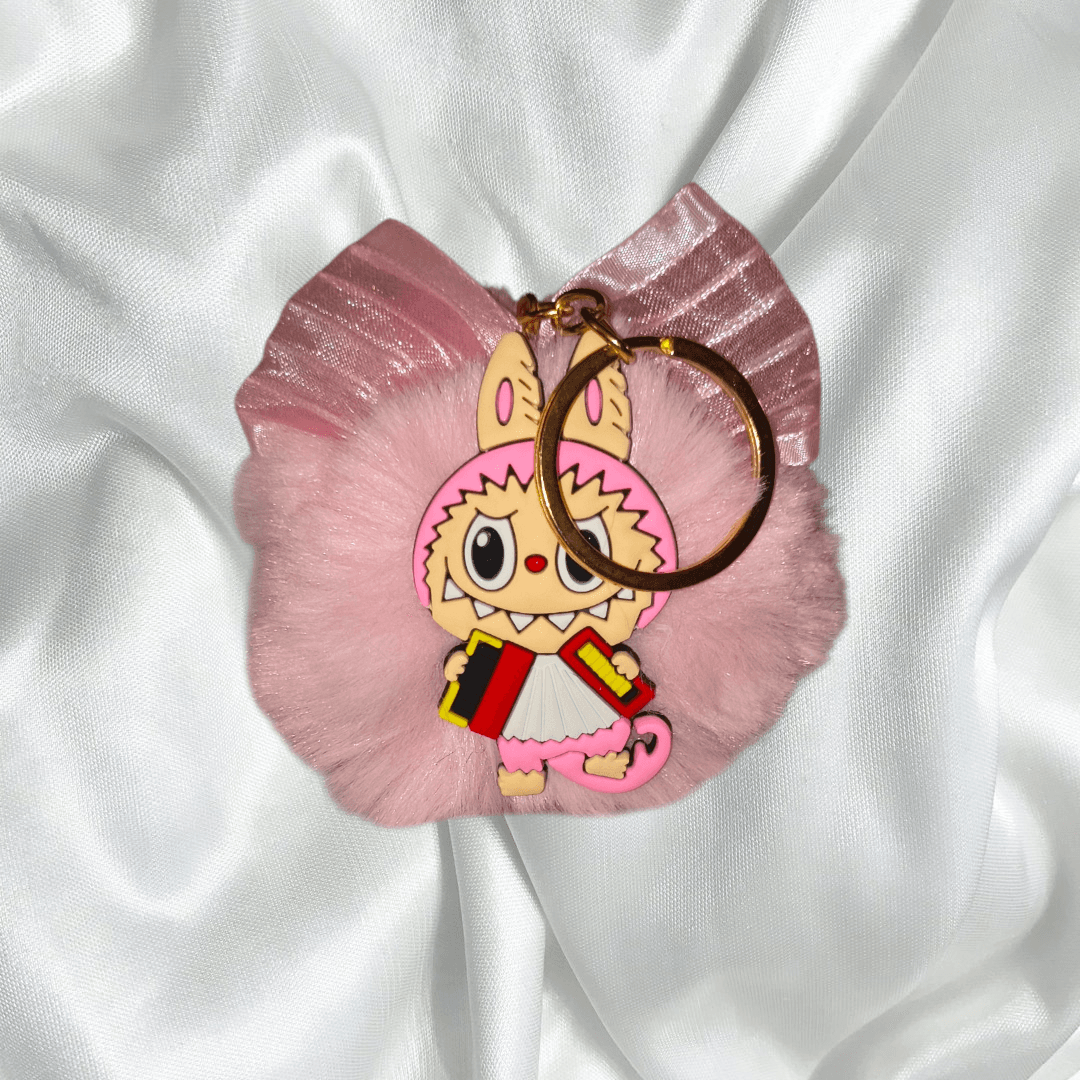 Labubu pom keychain - Image 1