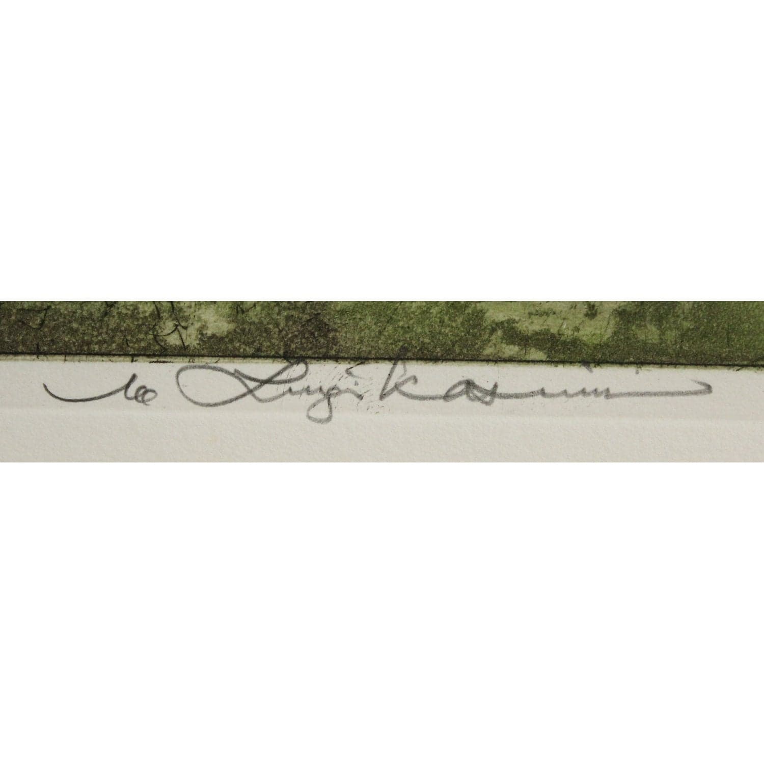 Signed Original Etching 'Monastary Of Melk At The Dunube' by Luigi Kasimir - Thumbnail 3