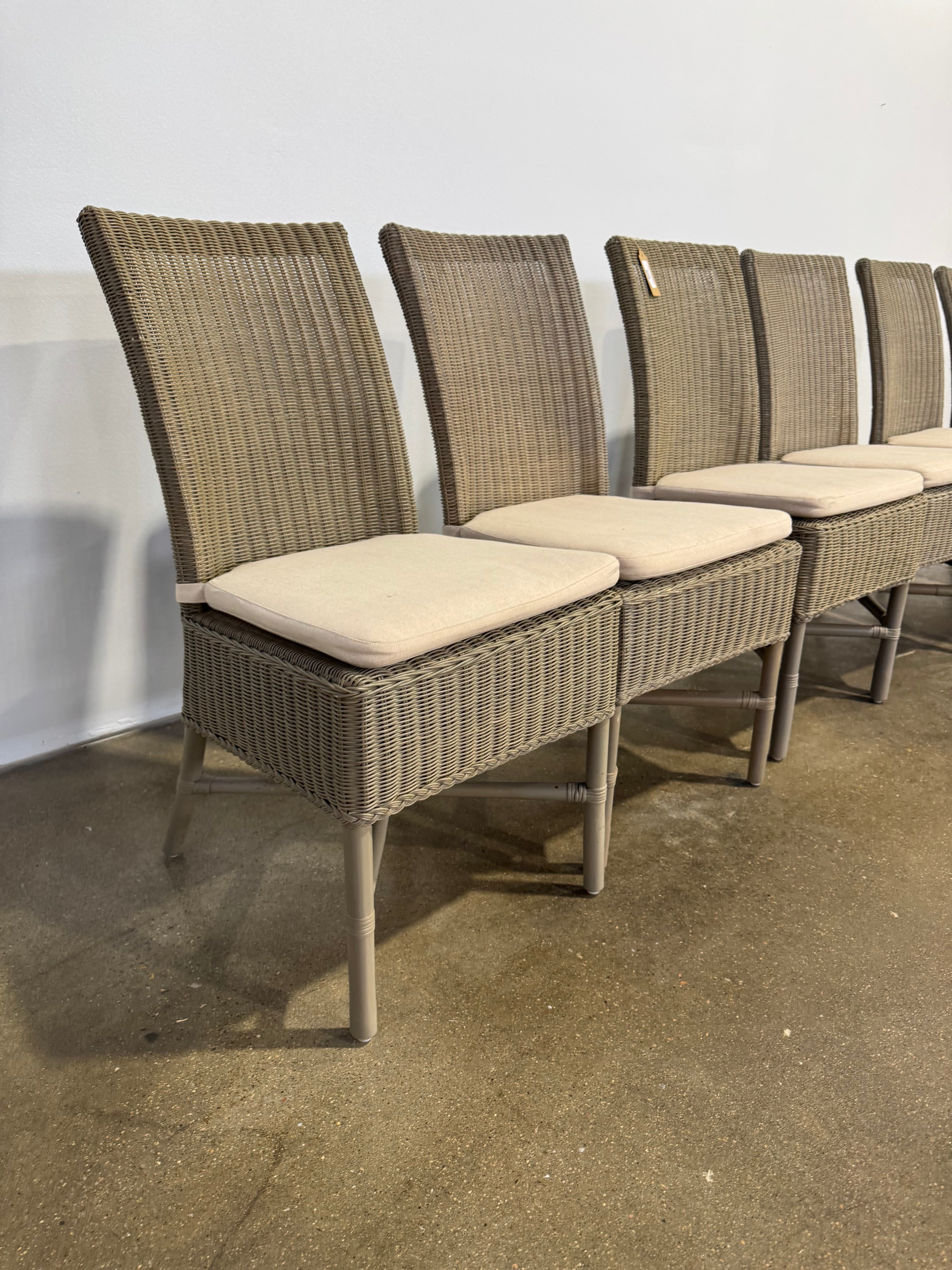 Crate and Barrel Dining Chairs and Cushions - Set of 6 - Thumbnail 3