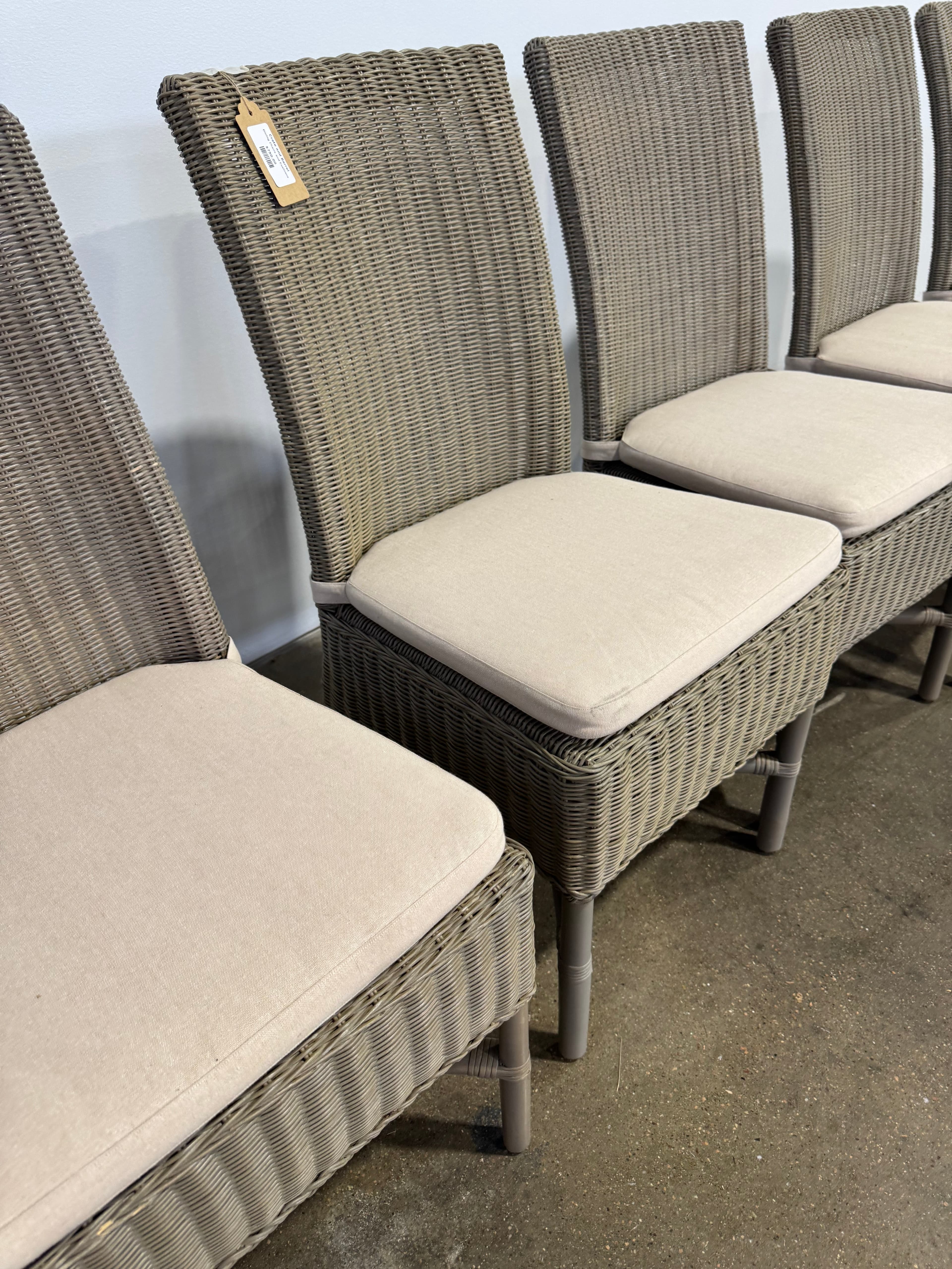 Crate and Barrel Dining Chairs and Cushions - Set of 6 - Thumbnail 6