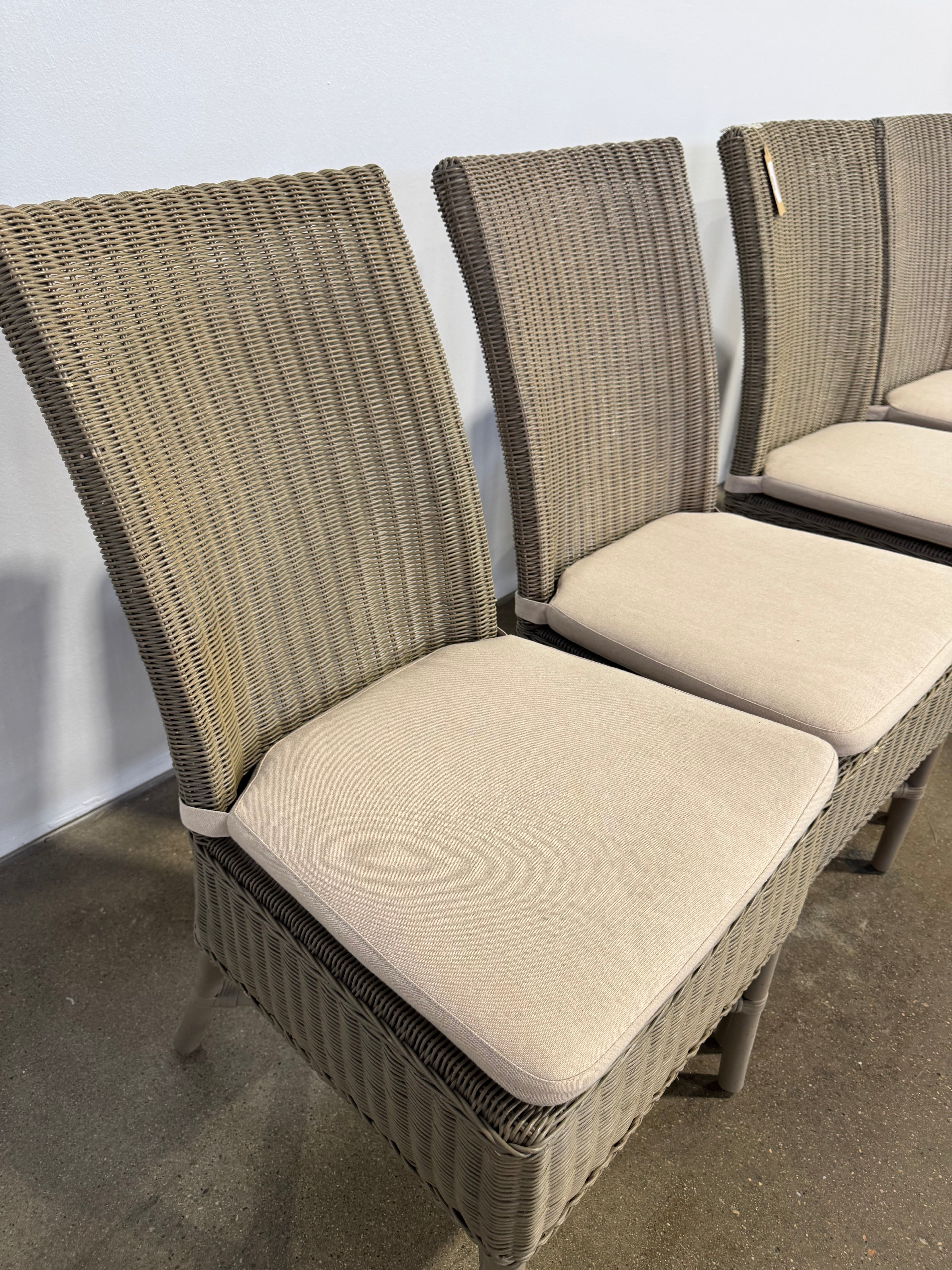 Crate and Barrel Dining Chairs and Cushions - Set of 6 - Thumbnail 5