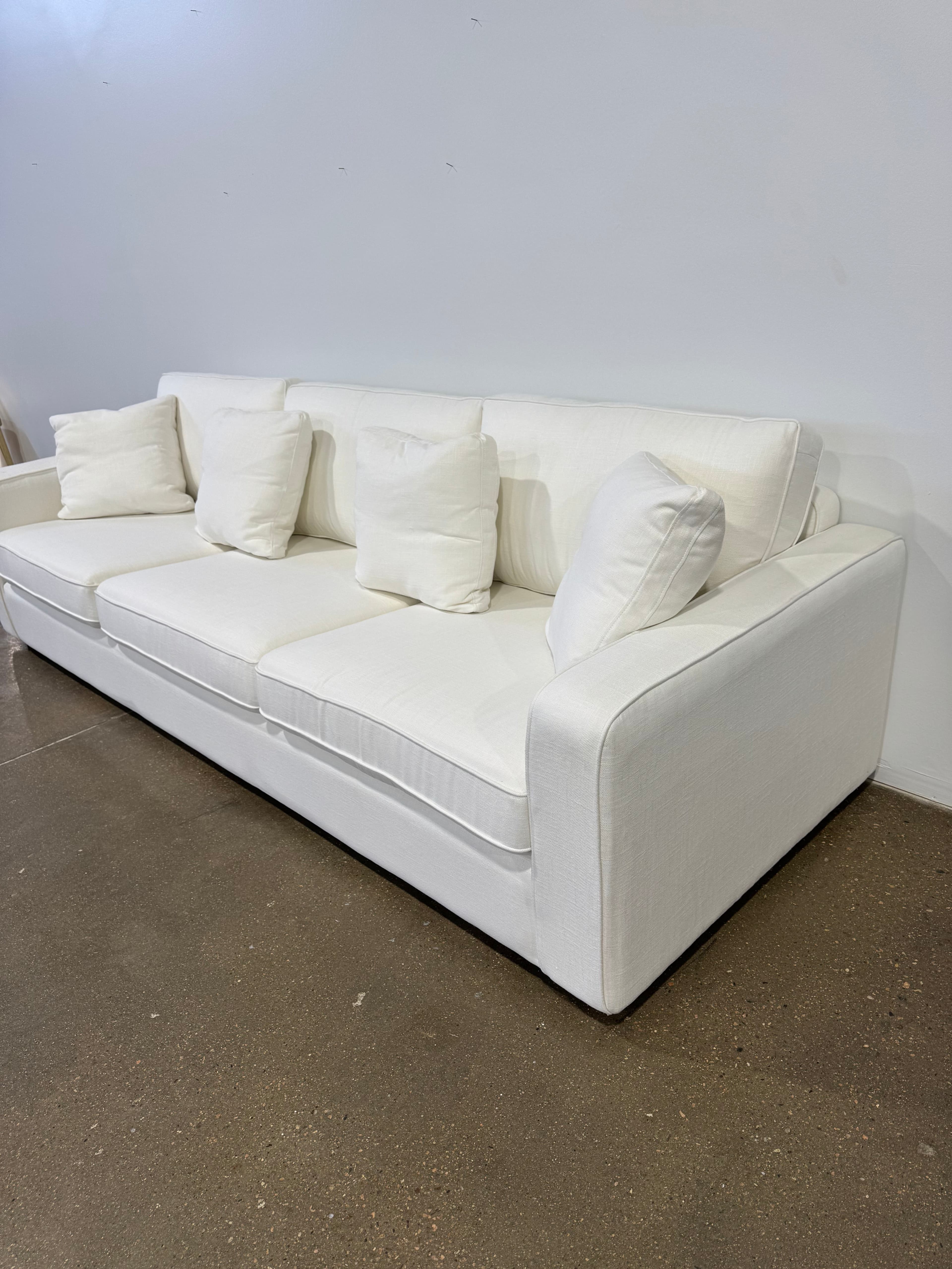 Interior Define James 3 Seat Sofa - White - Thumbnail 3