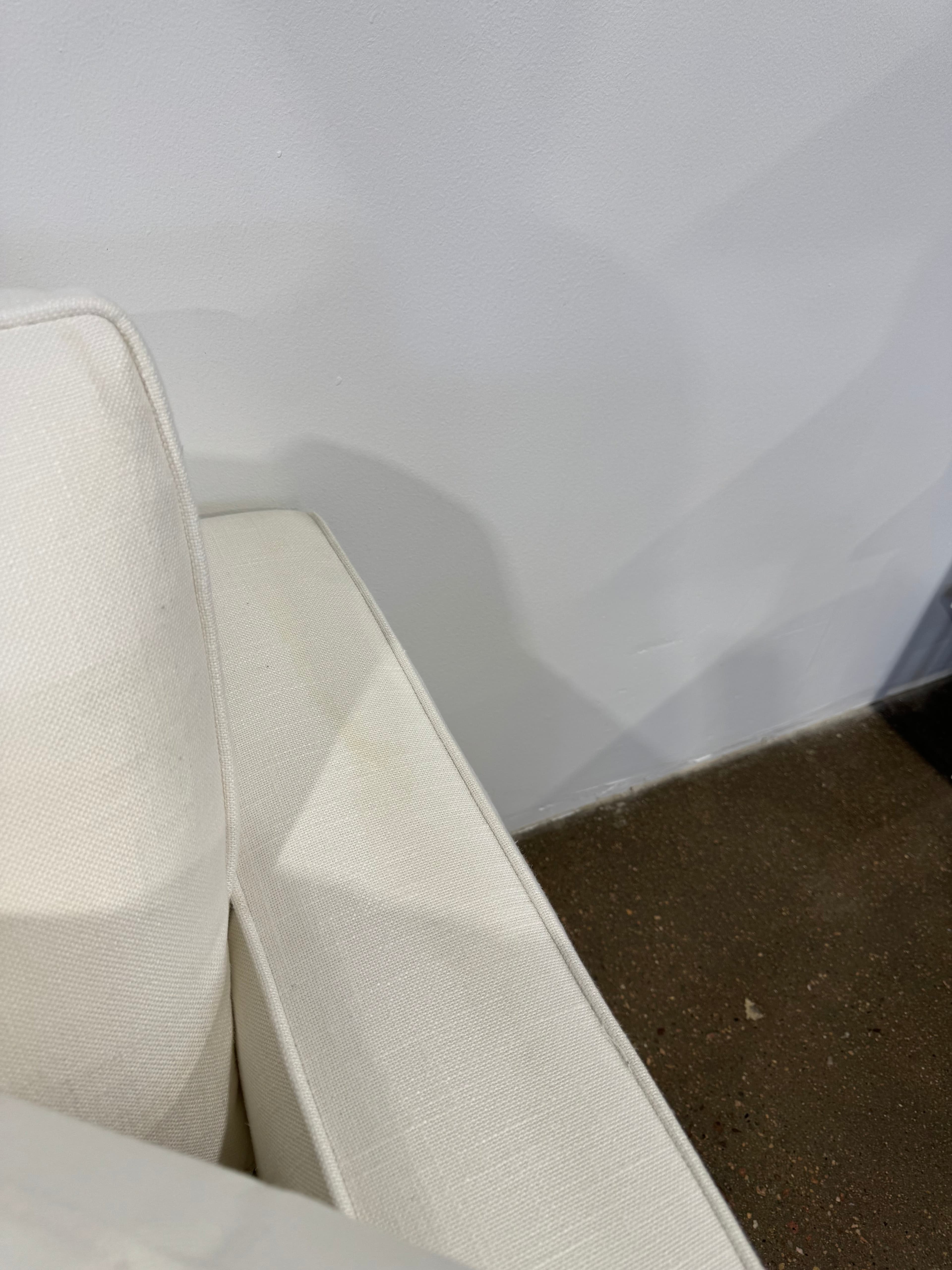 Interior Define James 3 Seat Sofa - White - Thumbnail 2