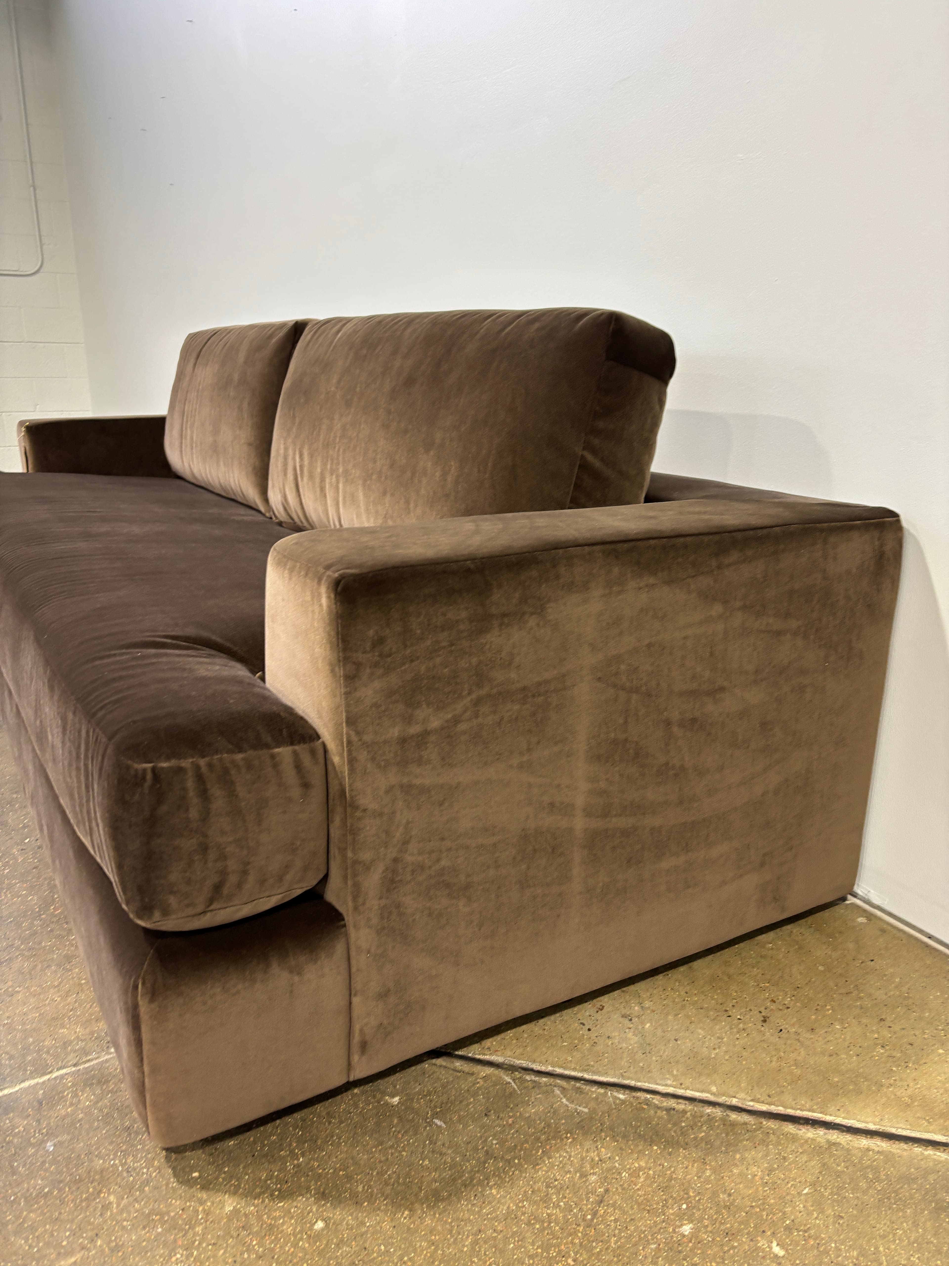 Interior Define Lee 2-Seat Sofa - Brown - Thumbnail 2