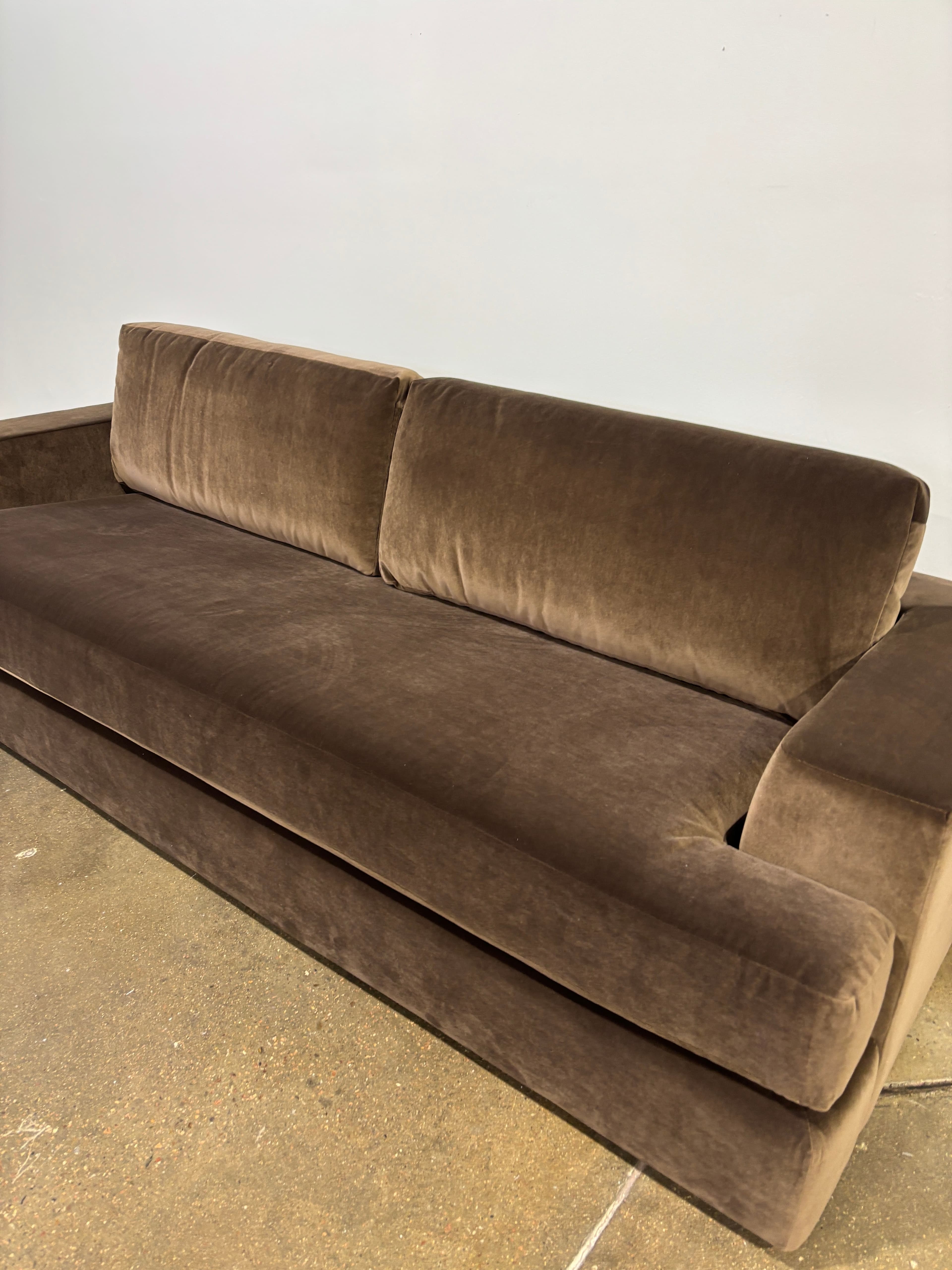 Interior Define Lee 2-Seat Sofa - Brown - Thumbnail 4