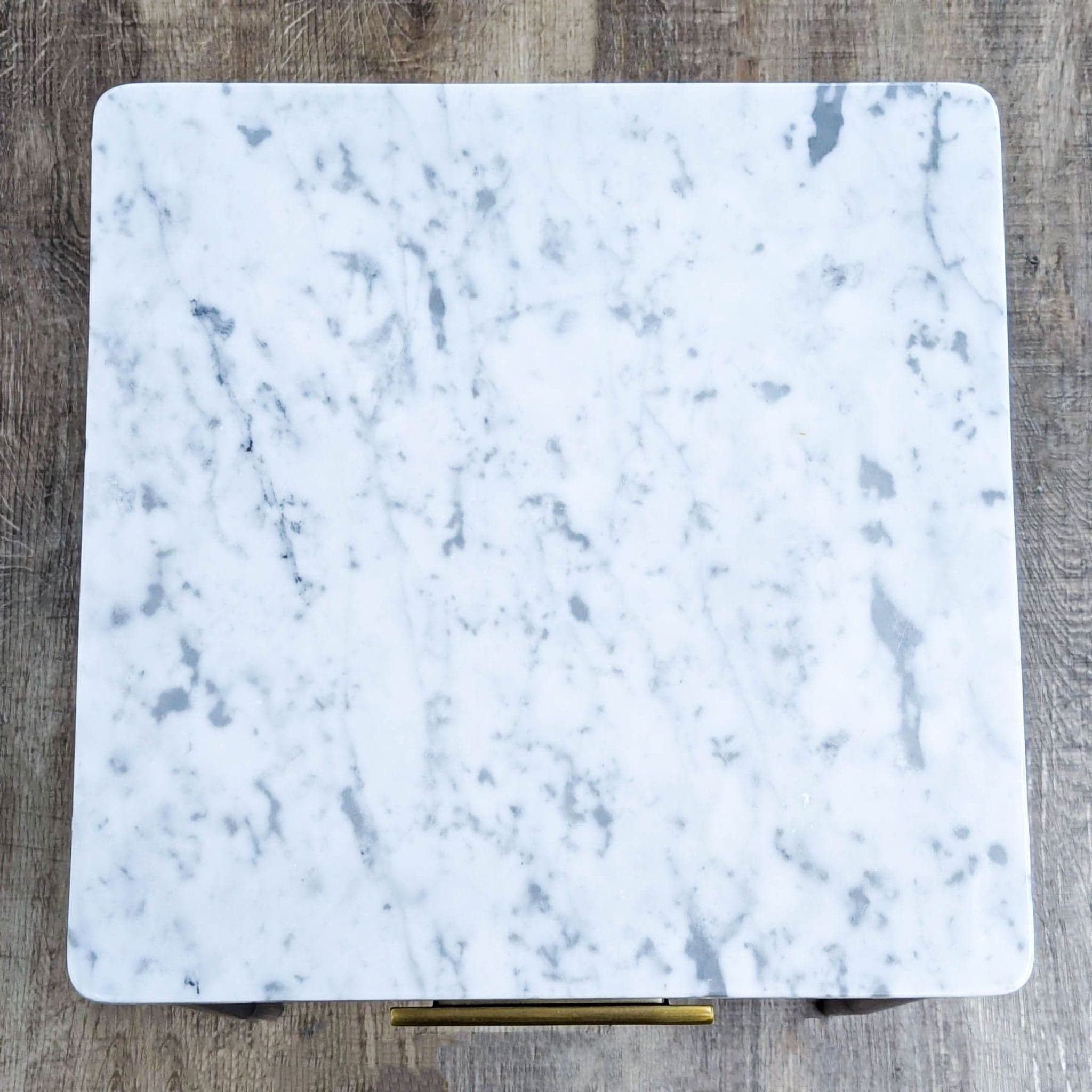 West Elm/Williams Sonoma Metalwork Nightstand with Marble Top - Thumbnail 6