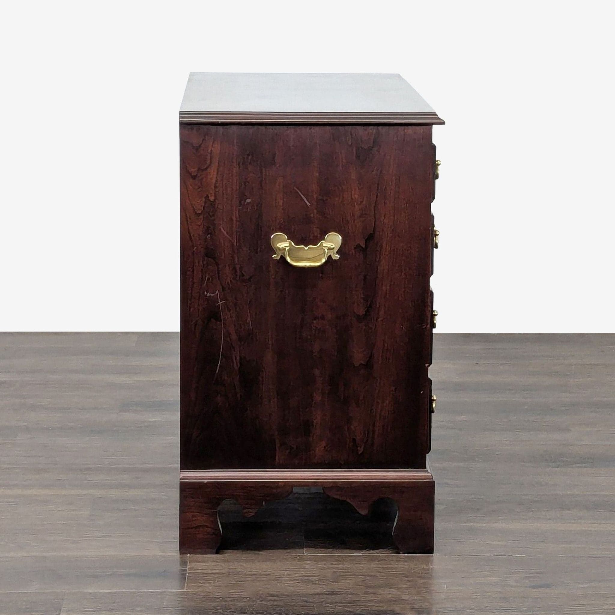 Stickley Four Drawer Nightstand with Pull-Out Tray - Thumbnail 5