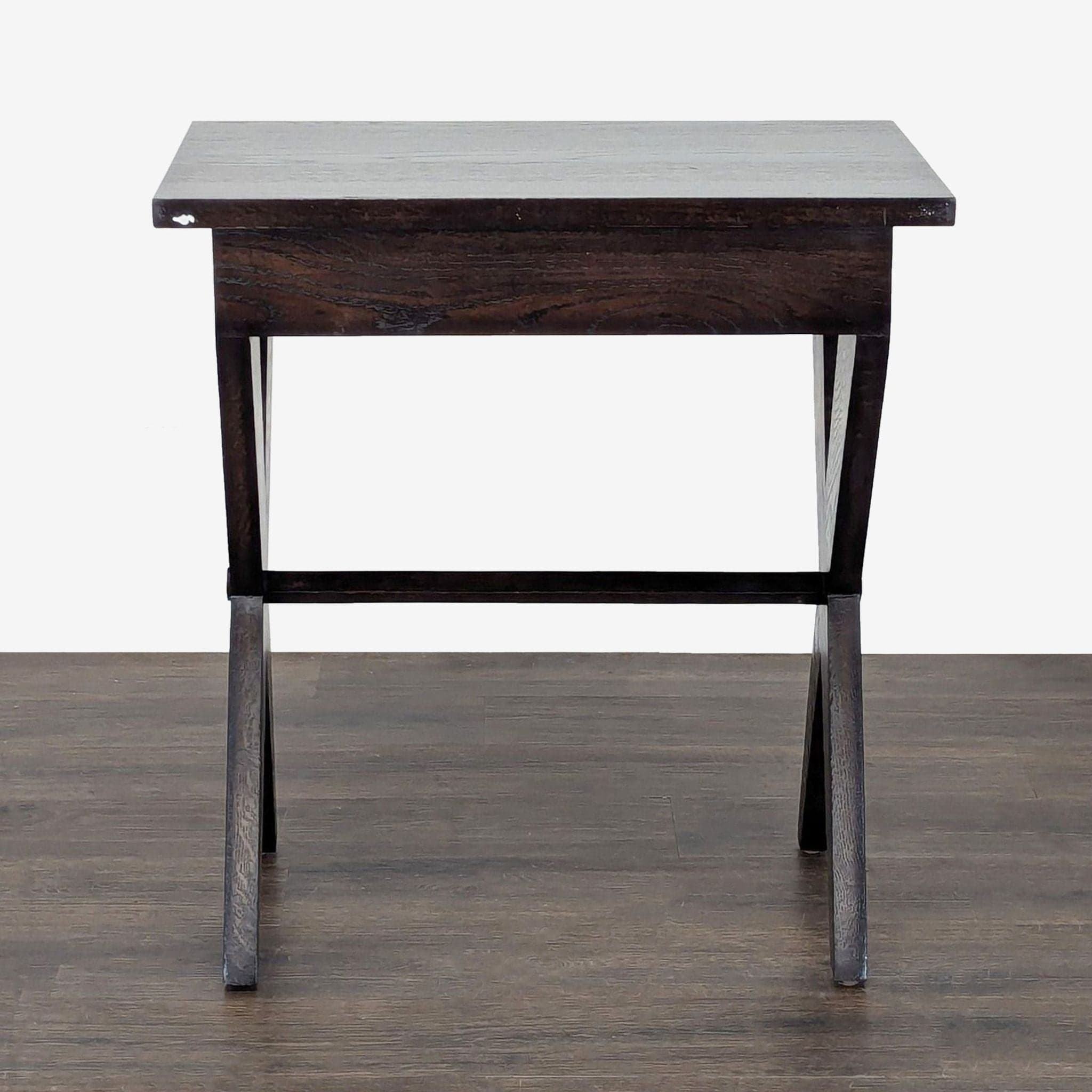 One Drawer Wood End Table - Thumbnail 6