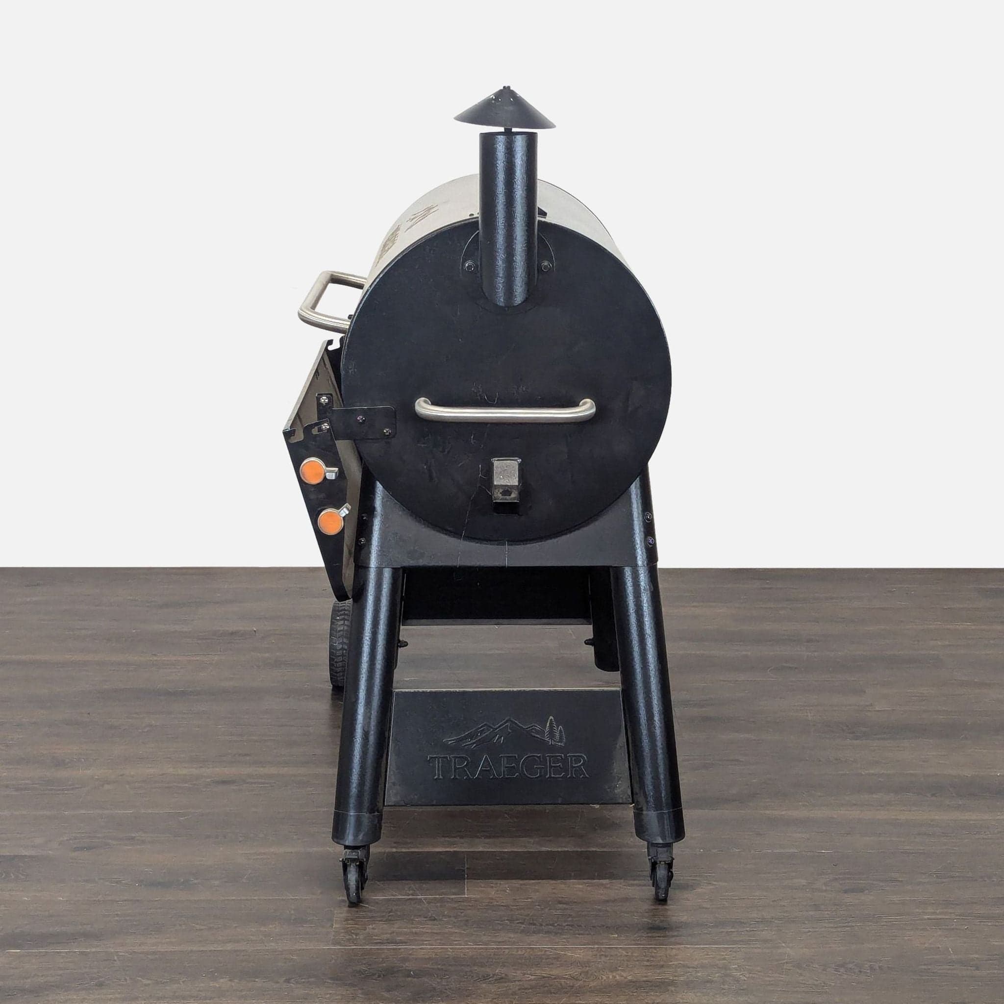 Traeger Pellet Grill with Wheeled Base – Durable Outdoor BBQ Grill - Thumbnail 3