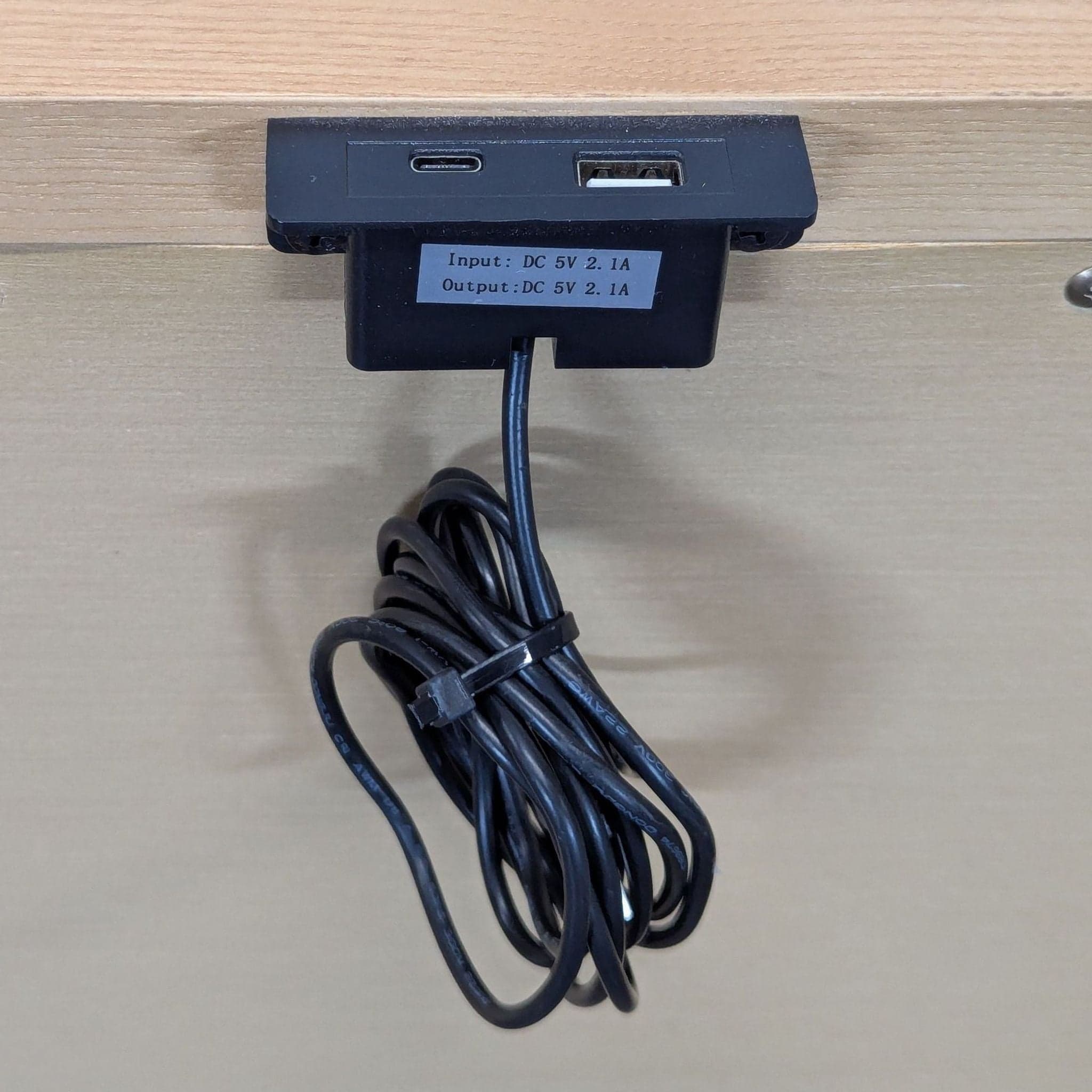 Two Drawer Mid-Century Nightstand - Thumbnail 8