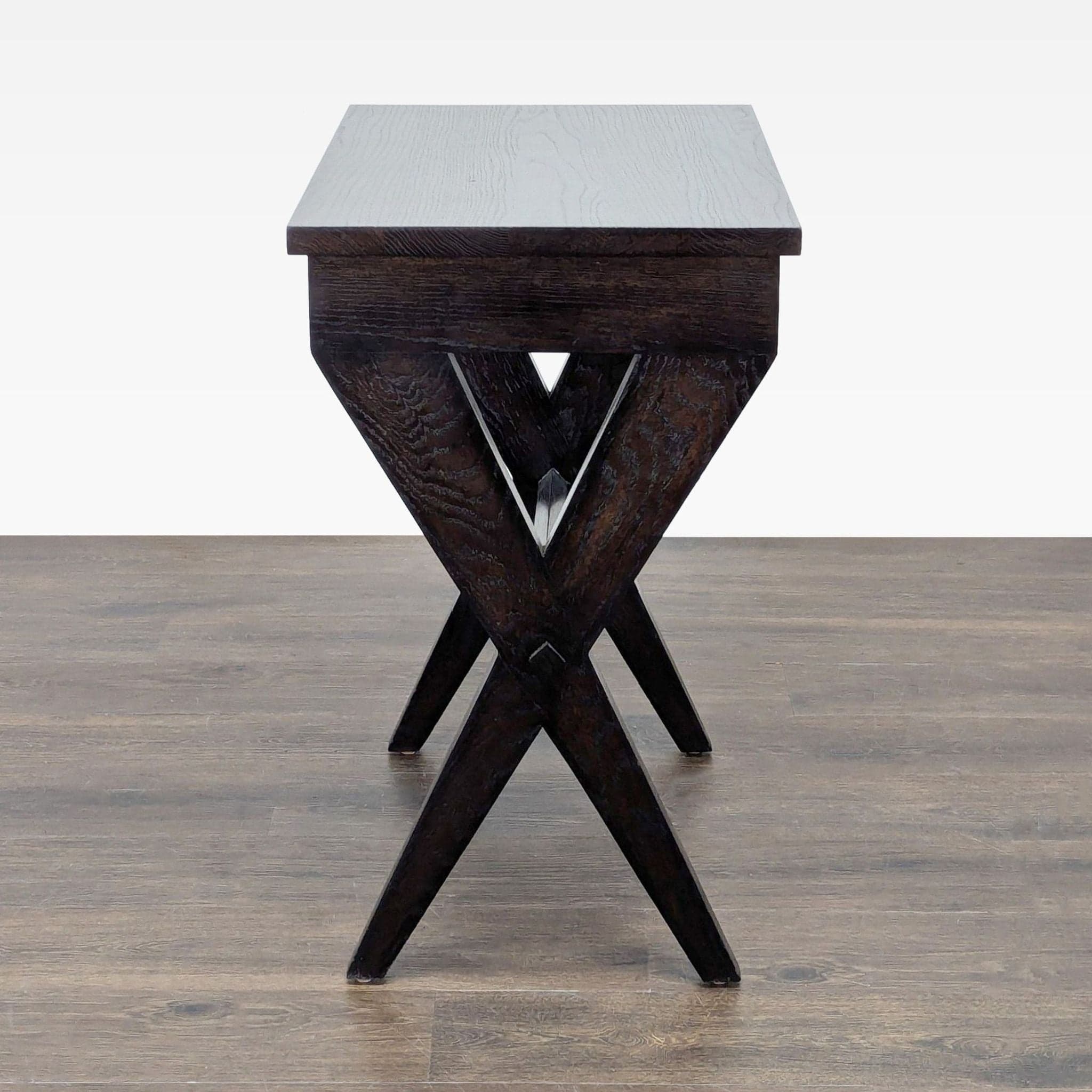 One Drawer Wood End Table - Thumbnail 7