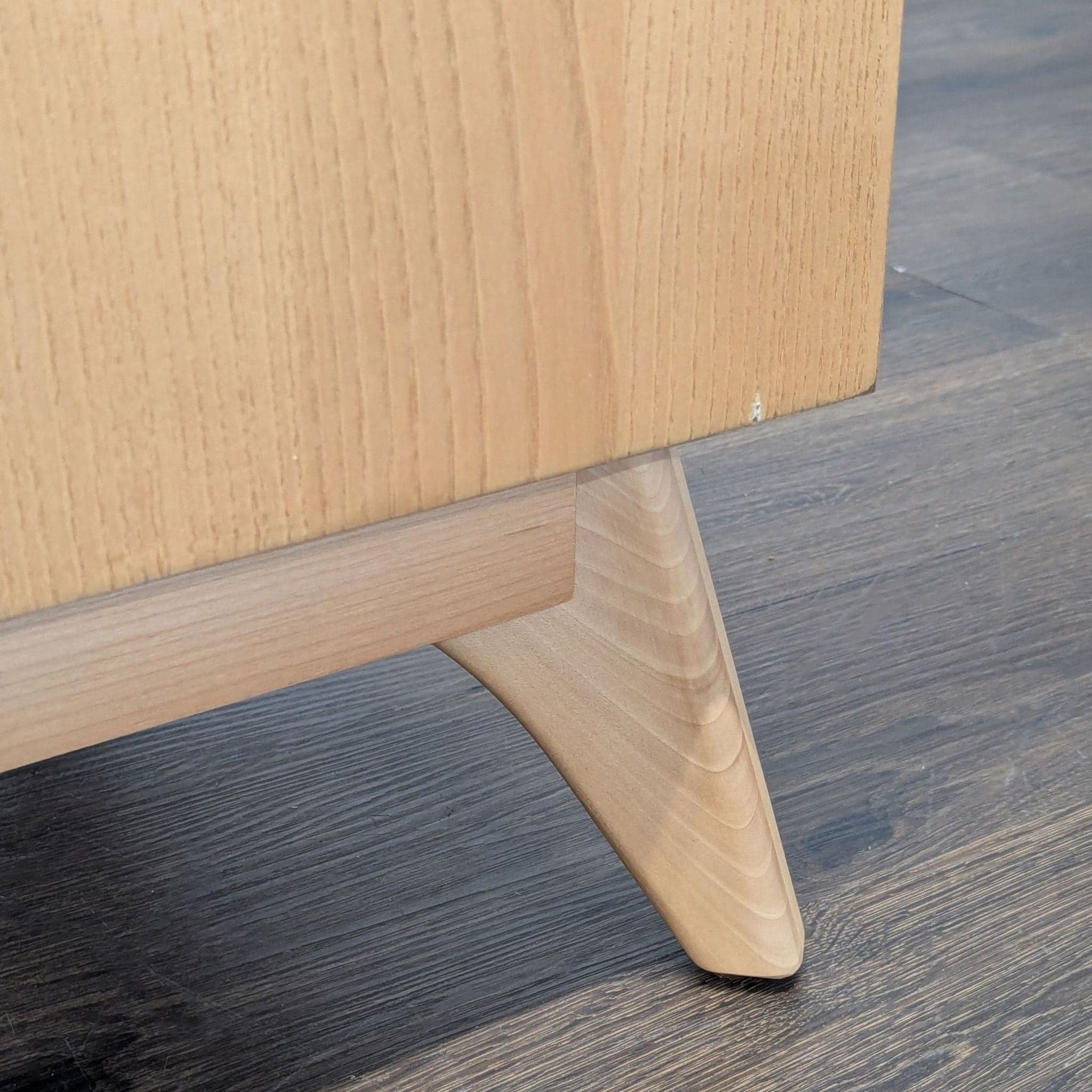 Two Drawer Mid-Century Nightstand - Thumbnail 9