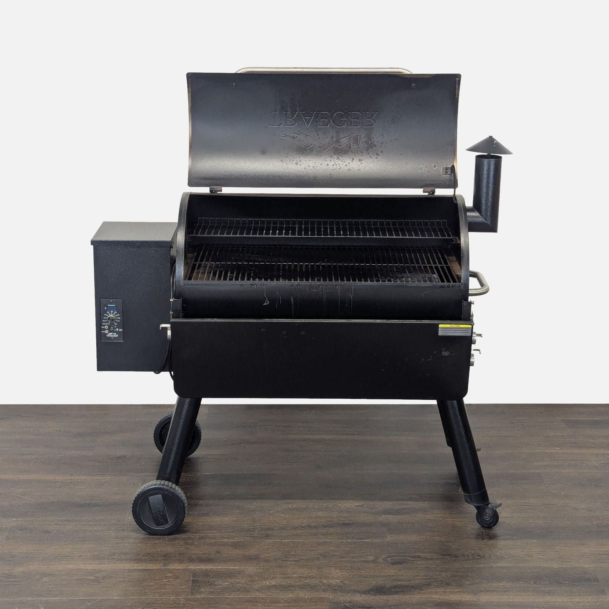 Traeger Pellet Grill with Wheeled Base – Durable Outdoor BBQ Grill - Thumbnail 12