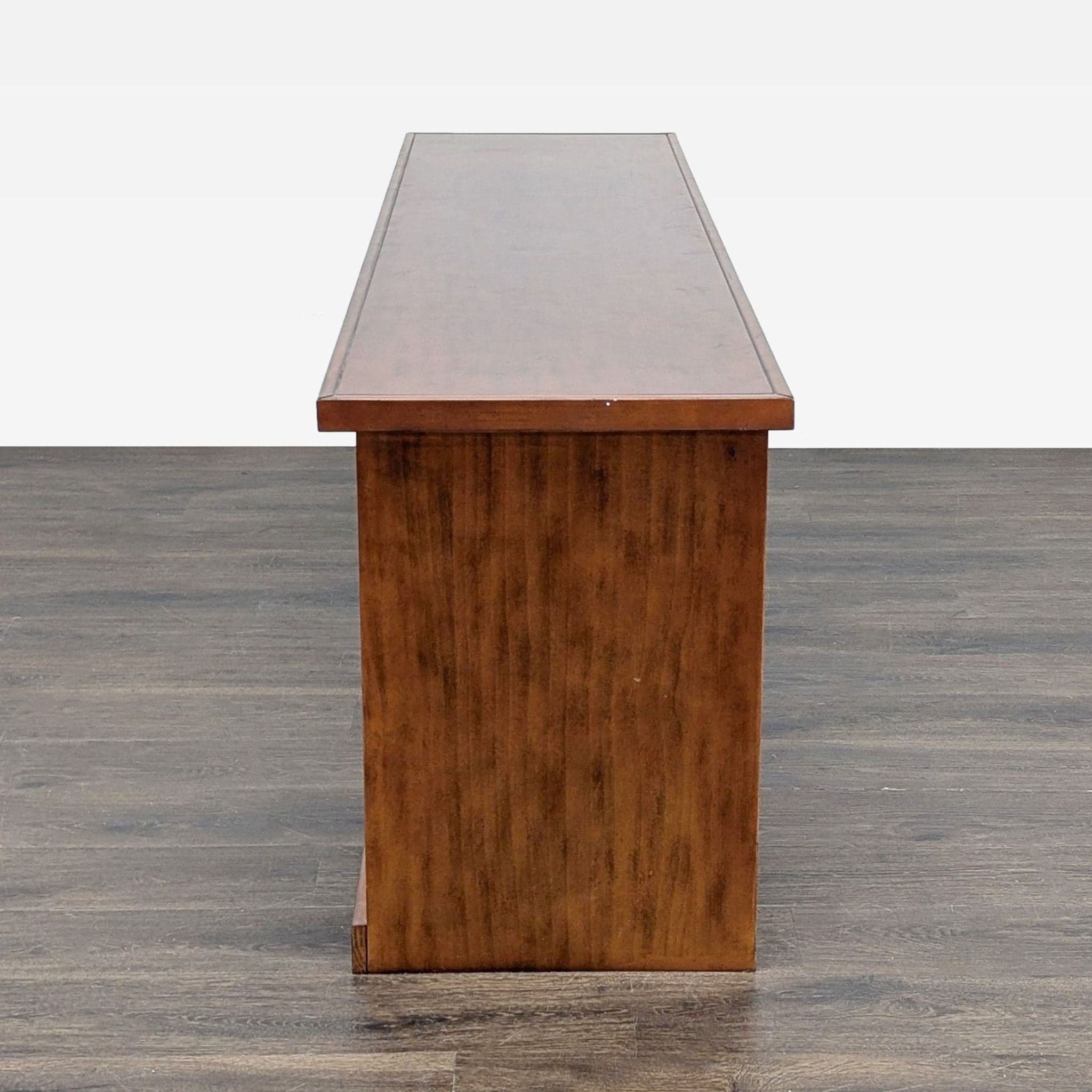 Ballard Designs Wooden Multi-Drawer Storage Cabinet with Open Shelves - Thumbnail 4