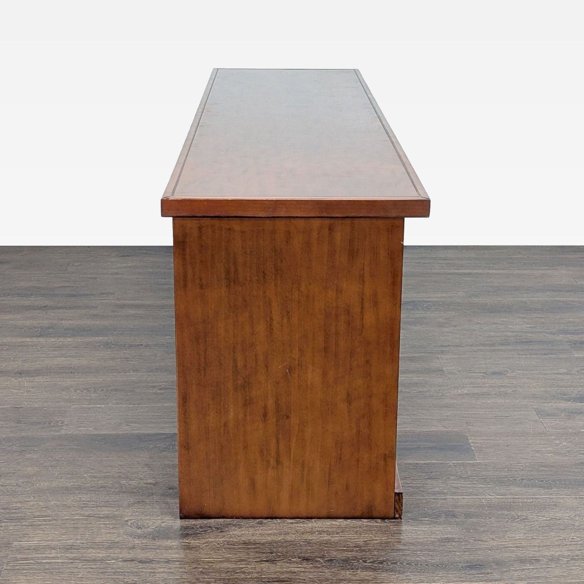 Ballard Designs Wooden Multi-Drawer Storage Cabinet with Open Shelves - Thumbnail 6