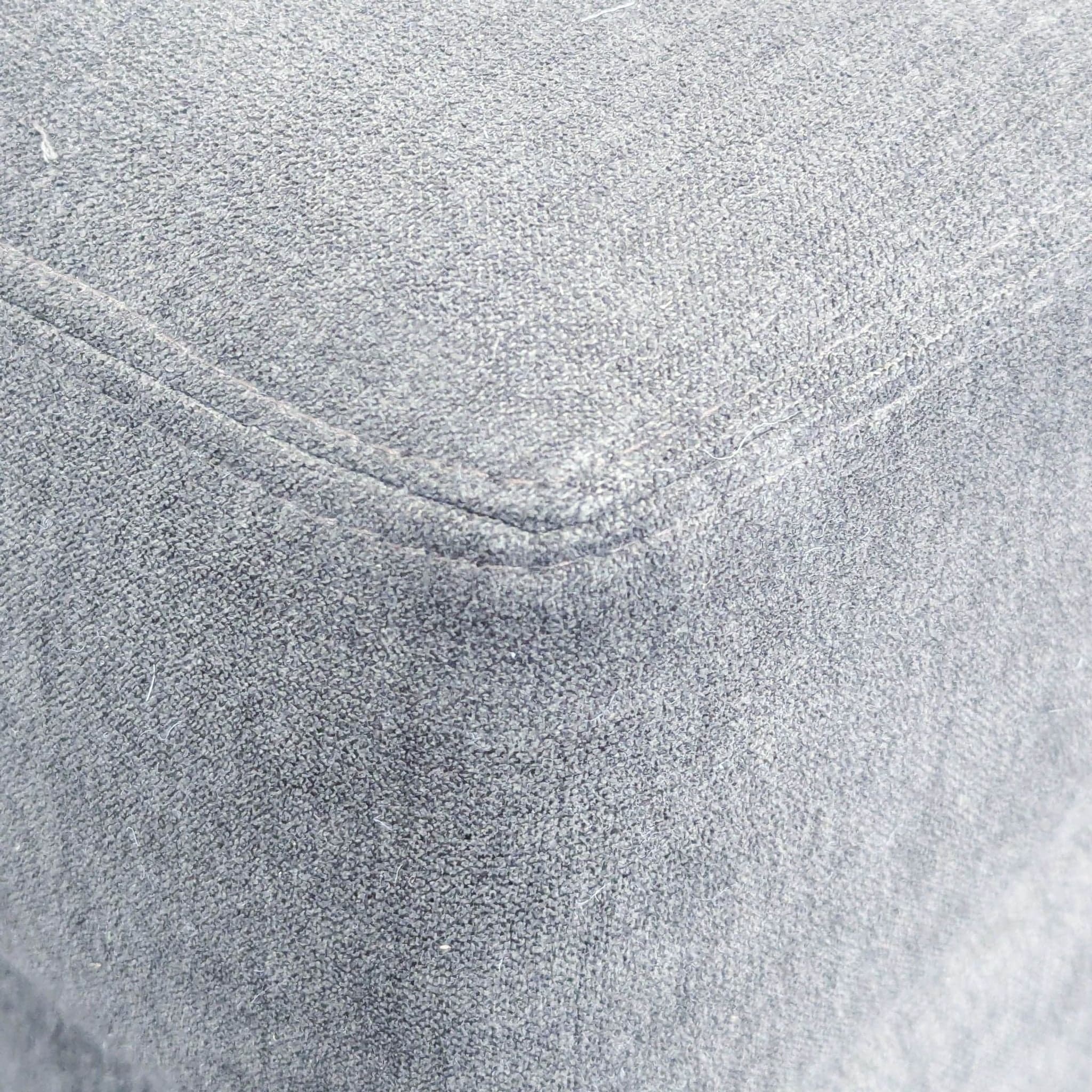 Jonathan Louis Modern Gray Lounge Chair - Tufted Armless Seating - Thumbnail 7