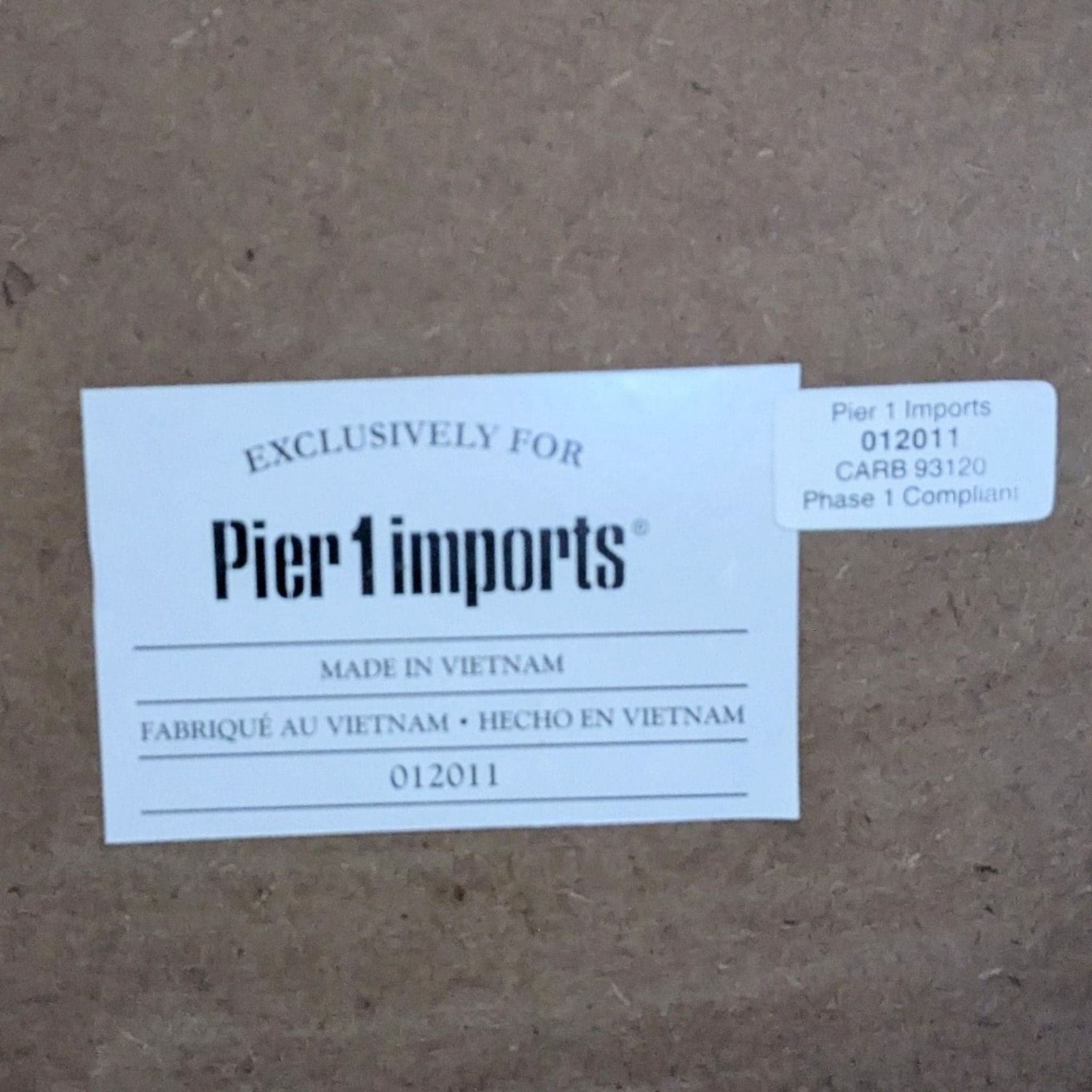 Pier 1 Imports Wooden Two Drawer Console Table with Open Shelf - Thumbnail 5