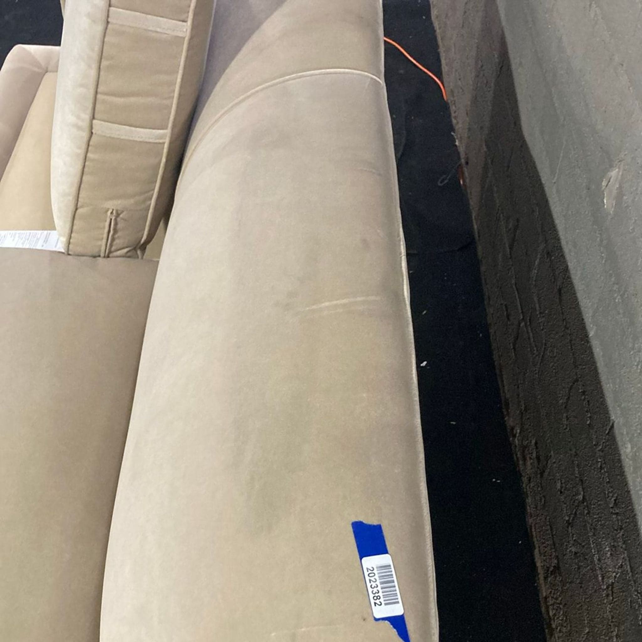 Maiden Home Carmine 3-Seat Beige Sofa - Thumbnail 6