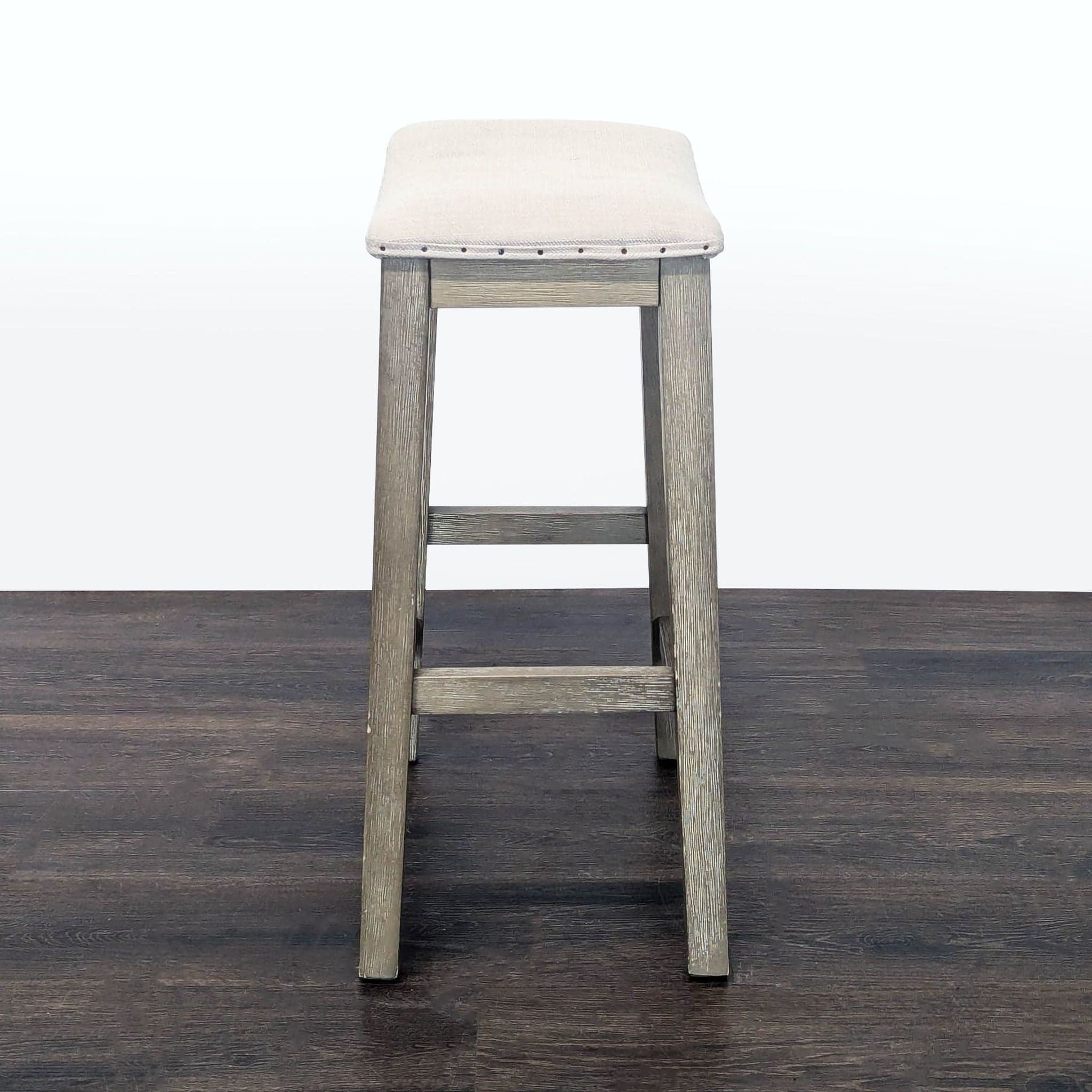 Pottery Barn Wood Counter Stool - Thumbnail 3