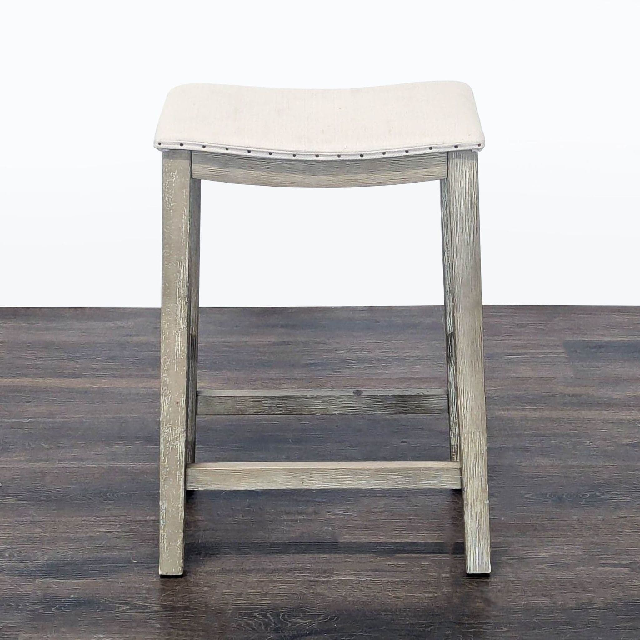 Pottery Barn Wood Counter Stool - Image 1