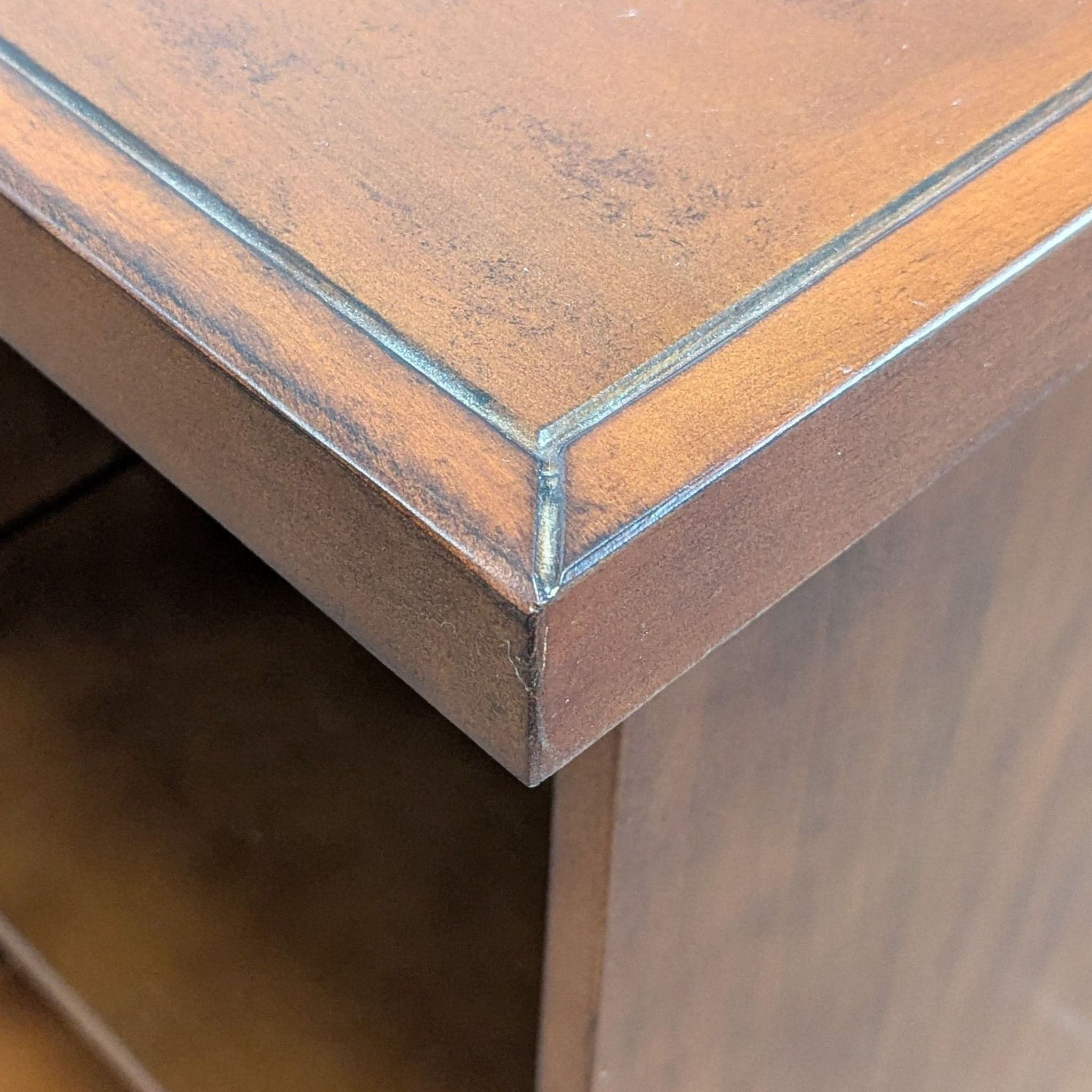 Ballard Designs Wooden Multi-Drawer Storage Cabinet with Open Shelves - Thumbnail 9