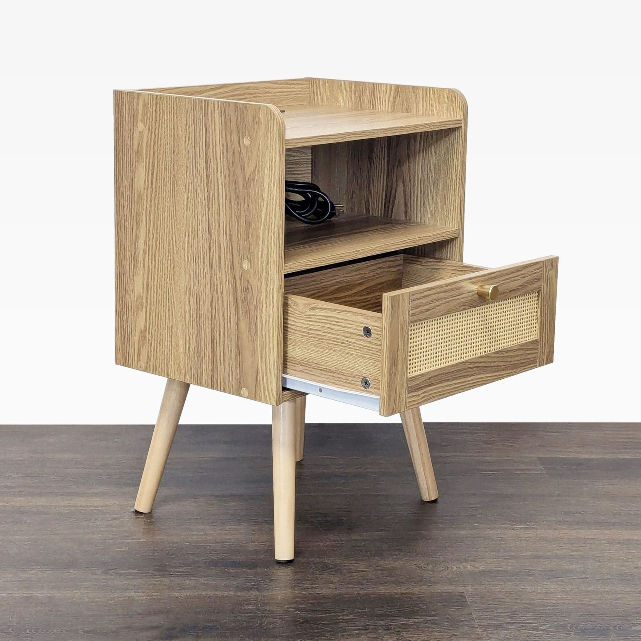 Nightstand with Charging Station - Thumbnail 2