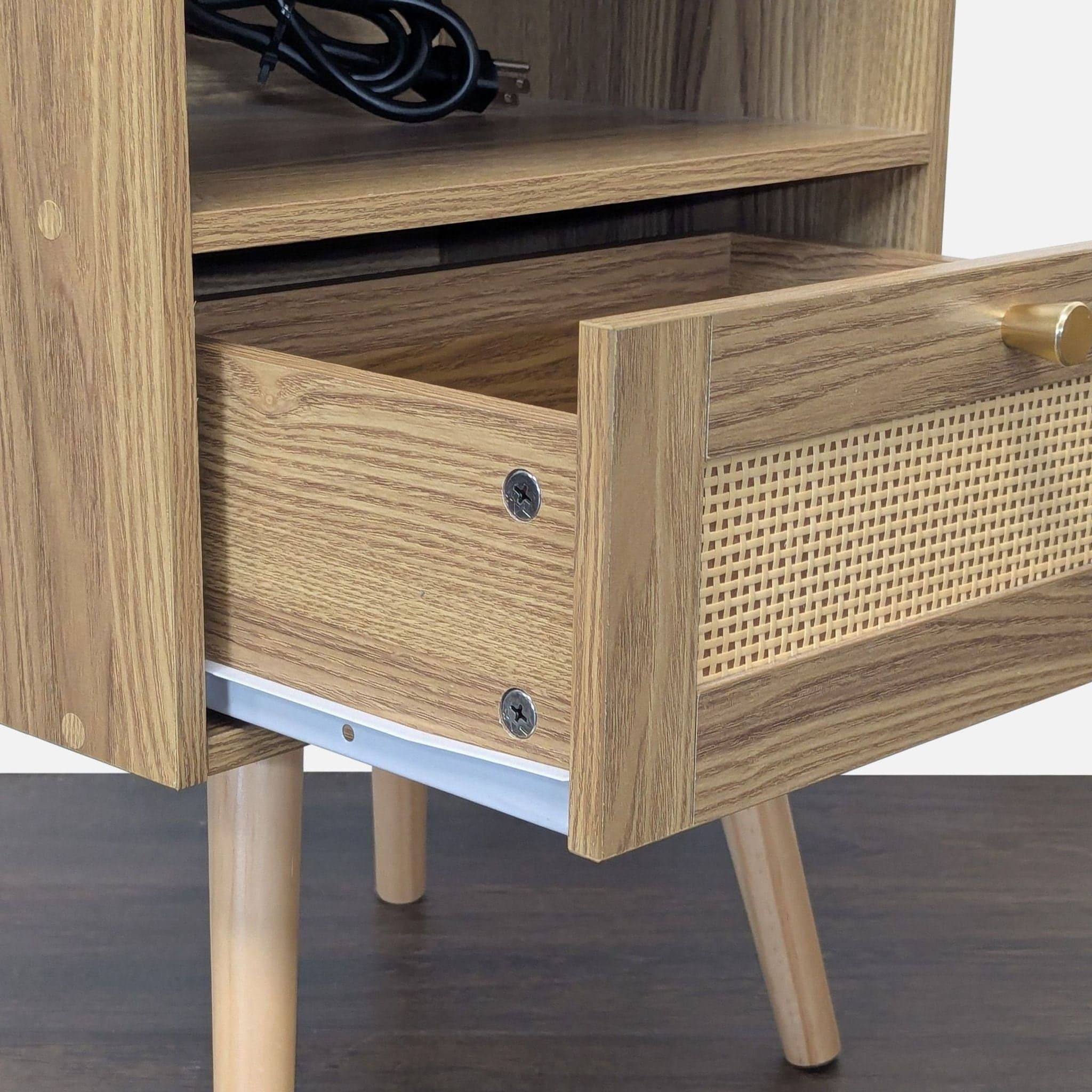 Nightstand with Charging Station - Thumbnail 8