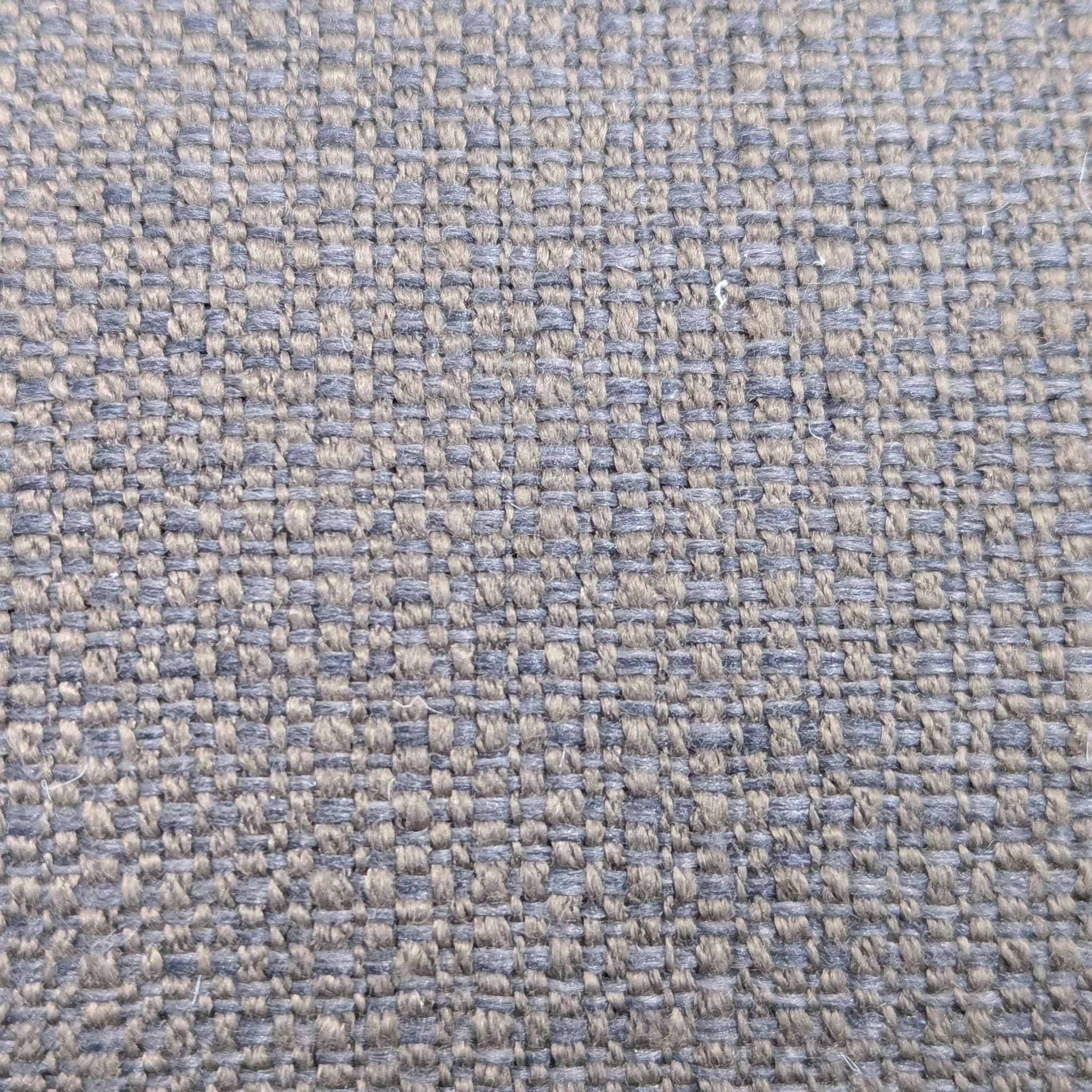 CB2 Ciudad Modern Dark Gray Loveseat with Metal Legs - Thumbnail 6