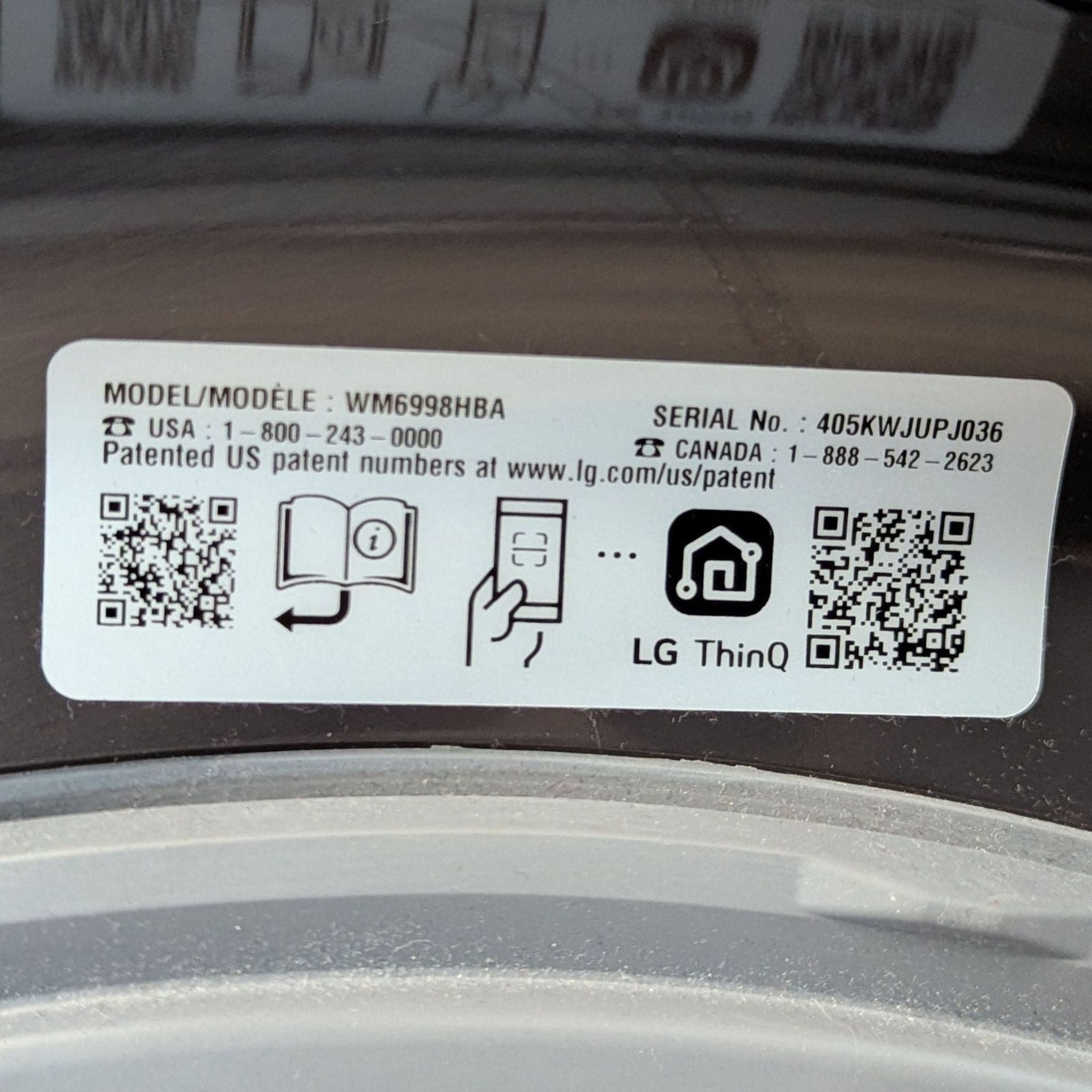 LG Front Load Washer/Dryer Combo with Pedestal - Black - Thumbnail 9