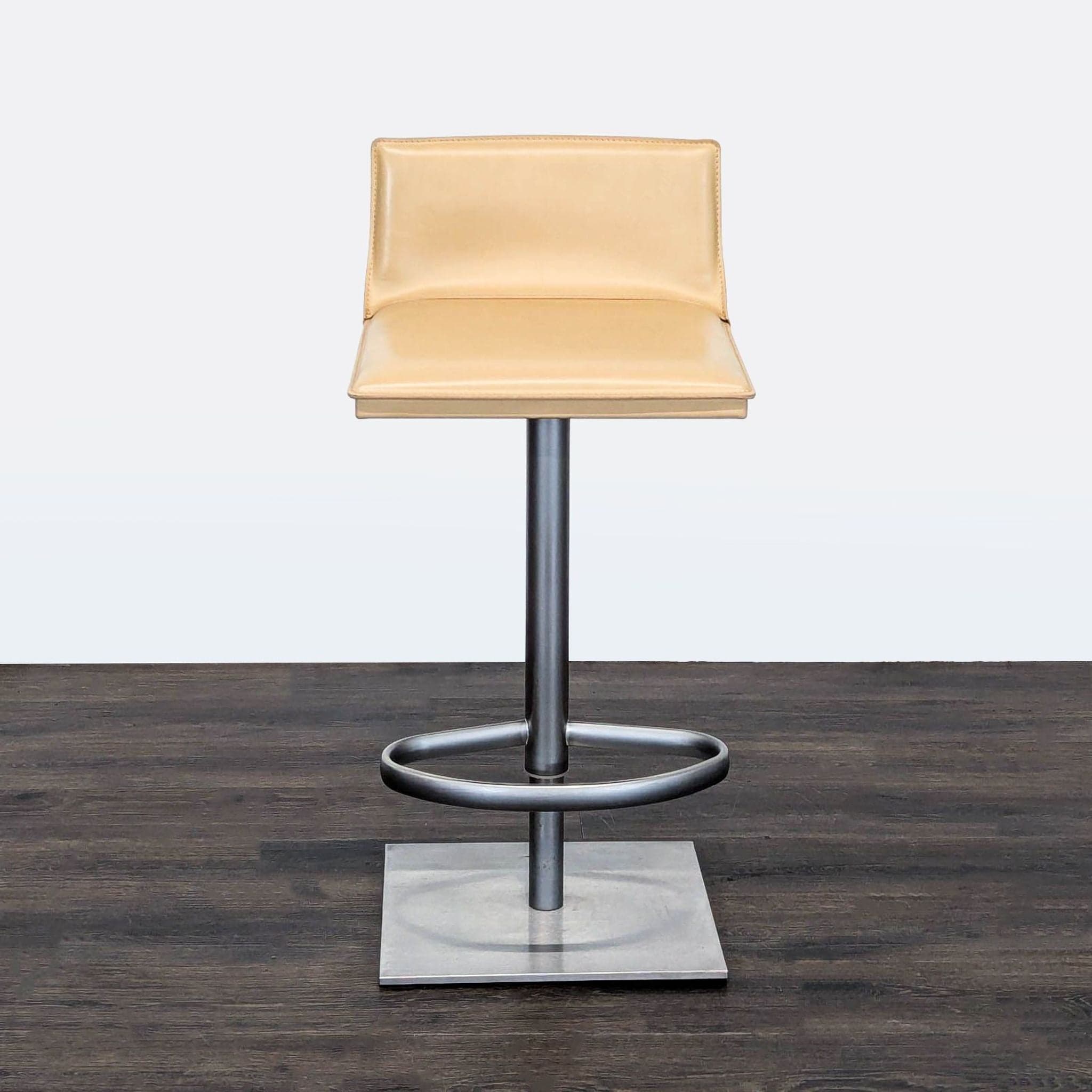 Frag Brushed Aluminum Counter Stool - Image 1