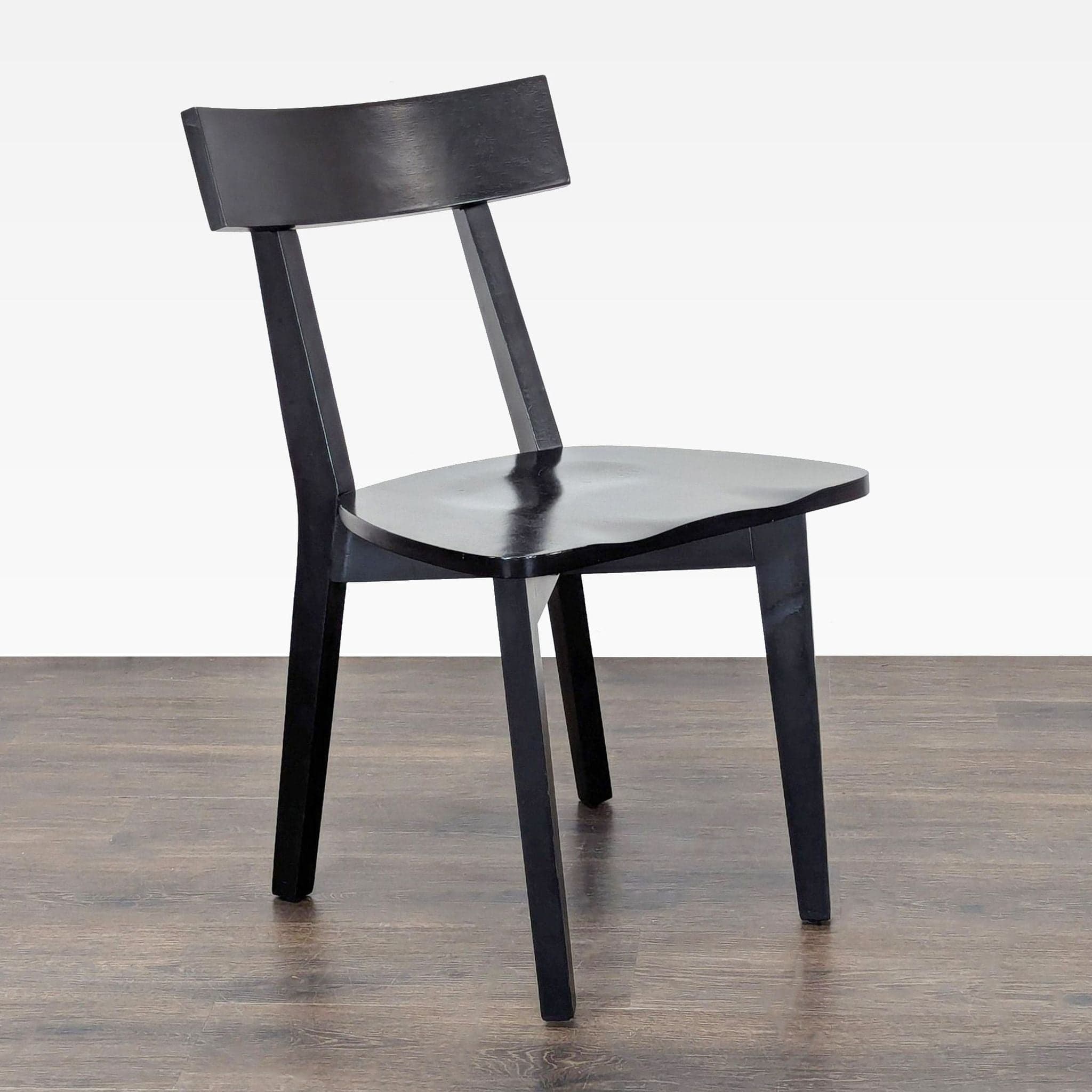 Modern Wood Dining Chair - Thumbnail 3