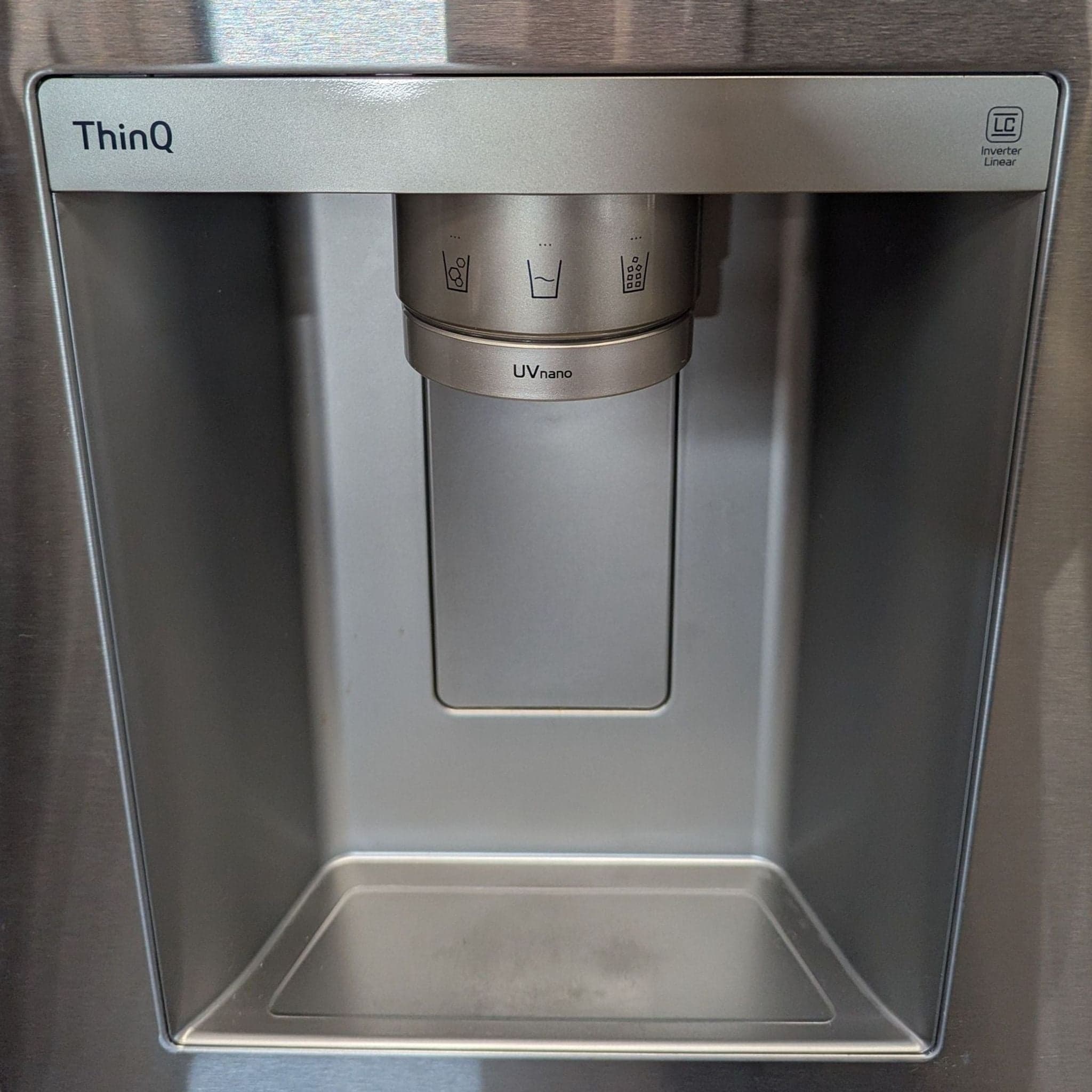 LG Stainless Steel Side-by-Side Refrigerator with Water and Ice Dispenser - Thumbnail 3