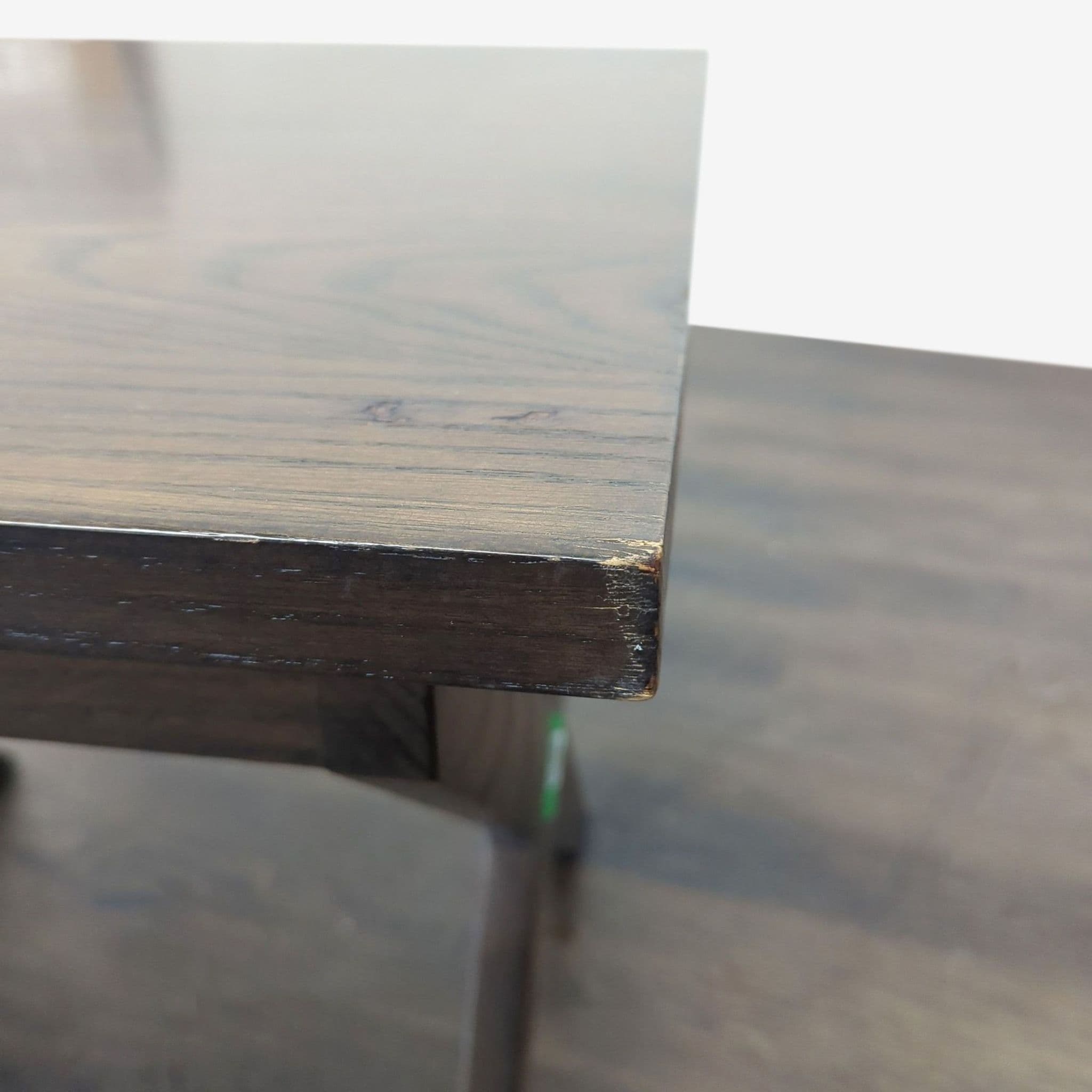 Wood X-Leg End Table - Thumbnail 6