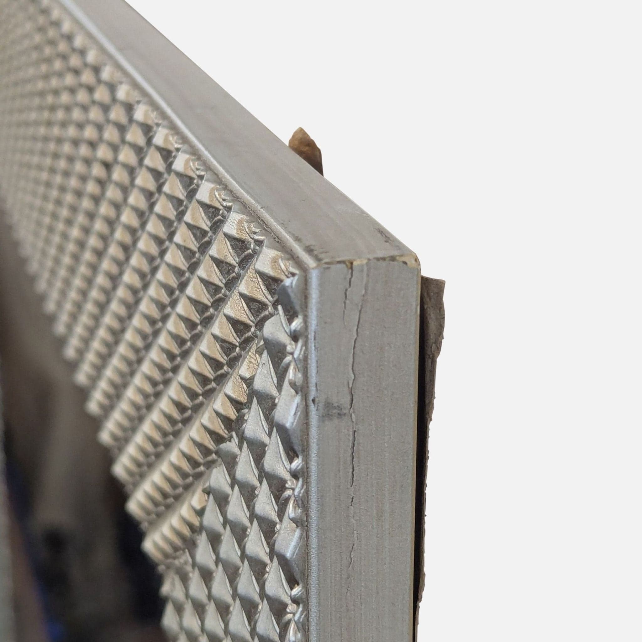 Wood Textured Frame Floor Mirror - Thumbnail 4