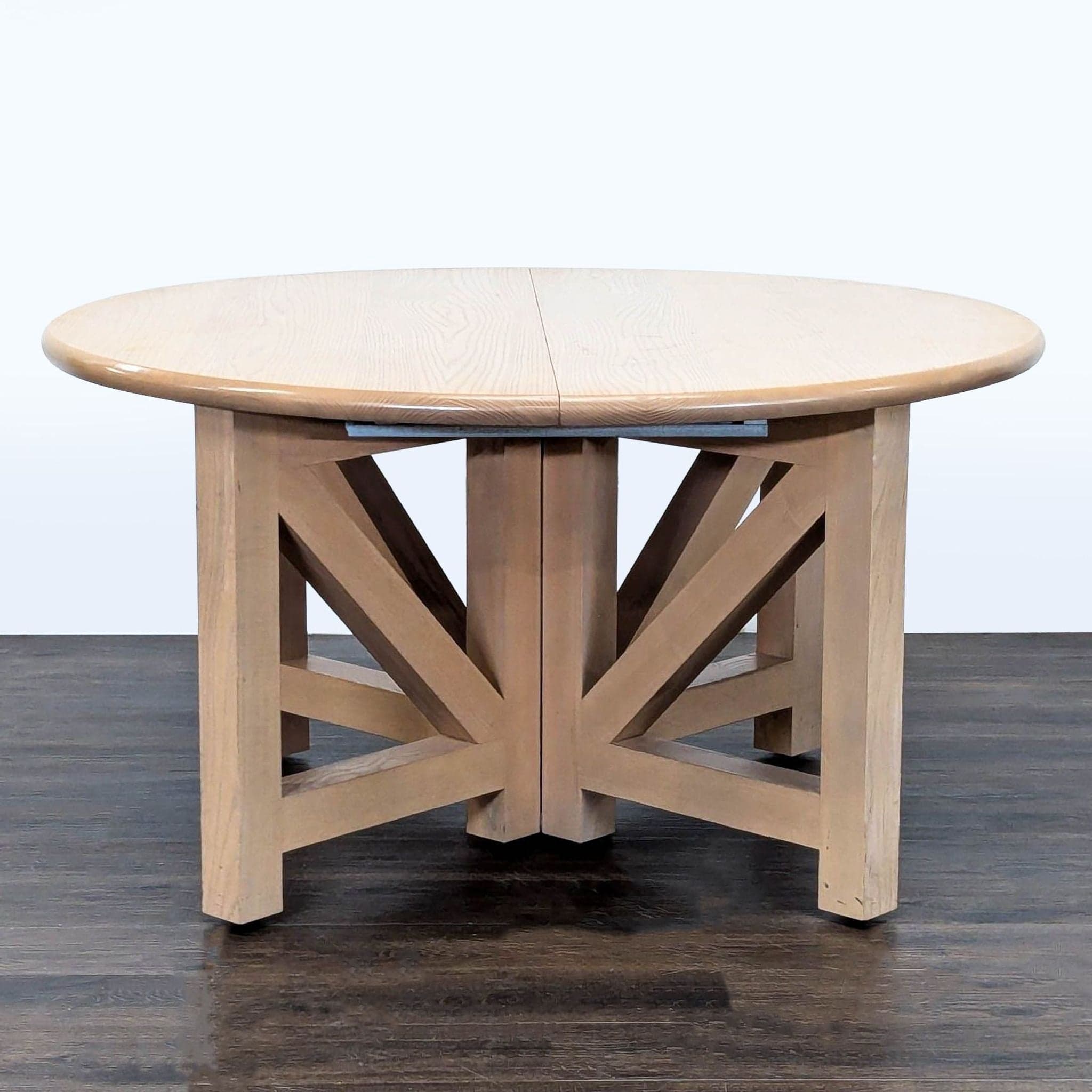 Vintage Ash Expandable Dining Table - Image 1