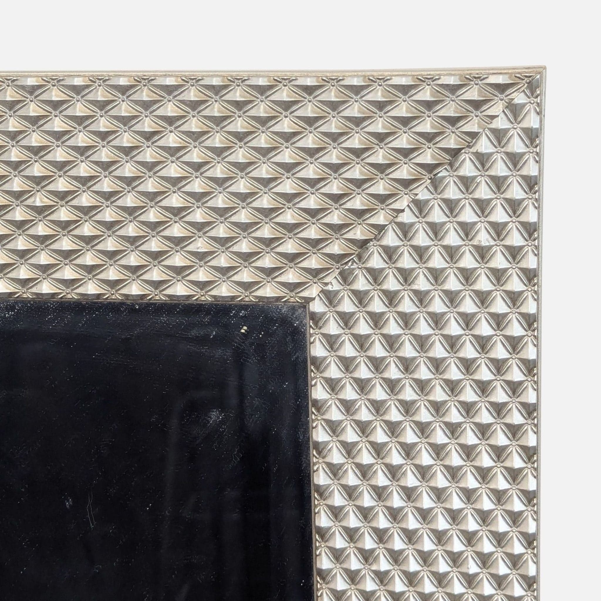 Wood Textured Frame Floor Mirror - Thumbnail 3