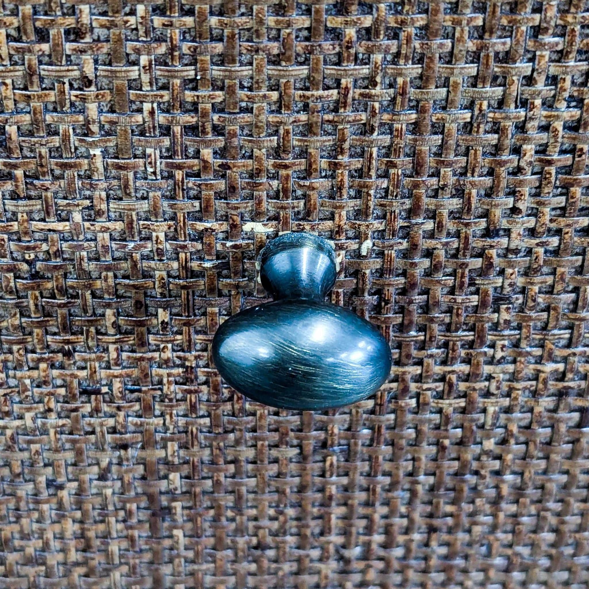 Modern Barbara Barry for Baker / McGuire Rattan, Oak & Raffia Sideboard Buffet - Thumbnail 8