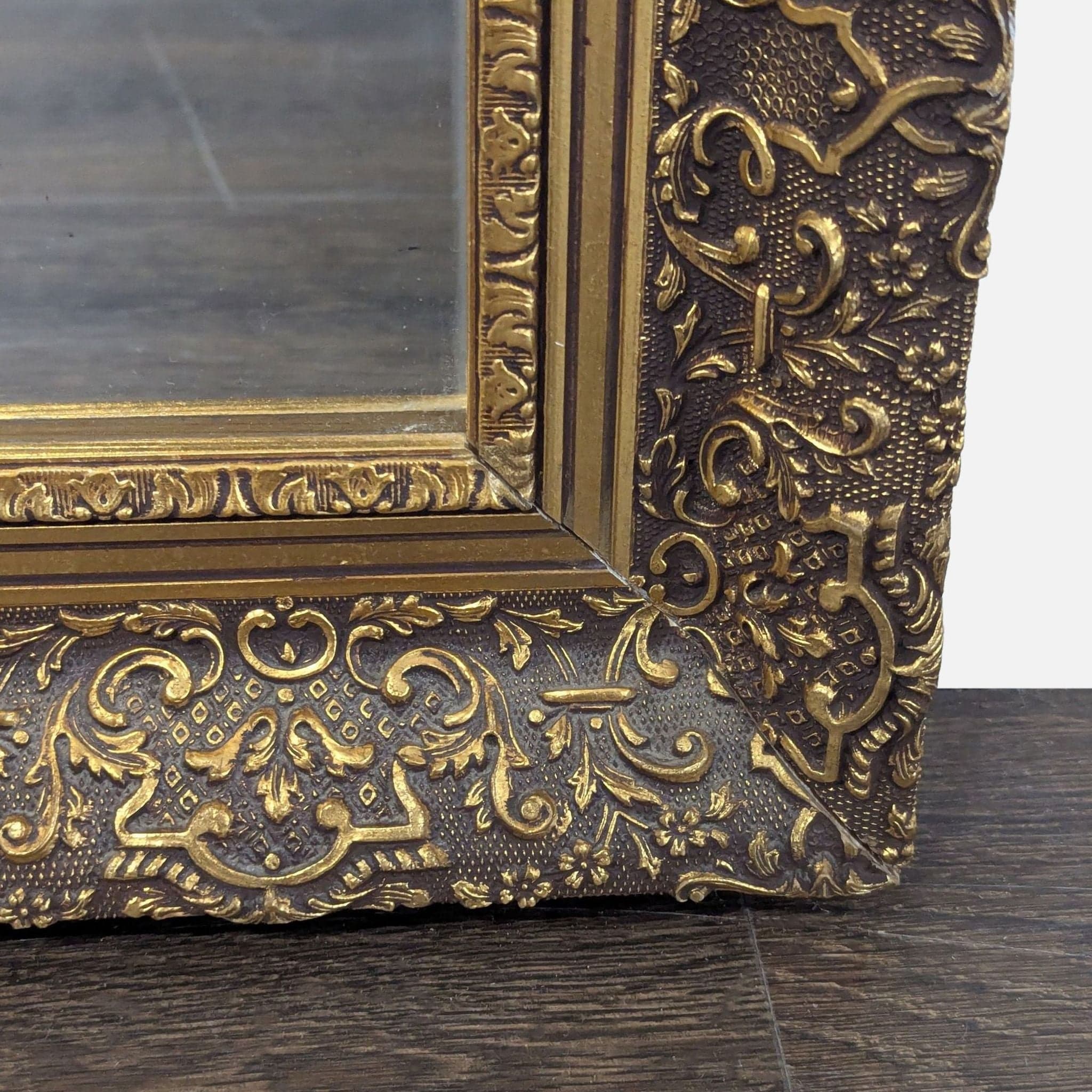 Large Carved Frame Mirror - Thumbnail 2